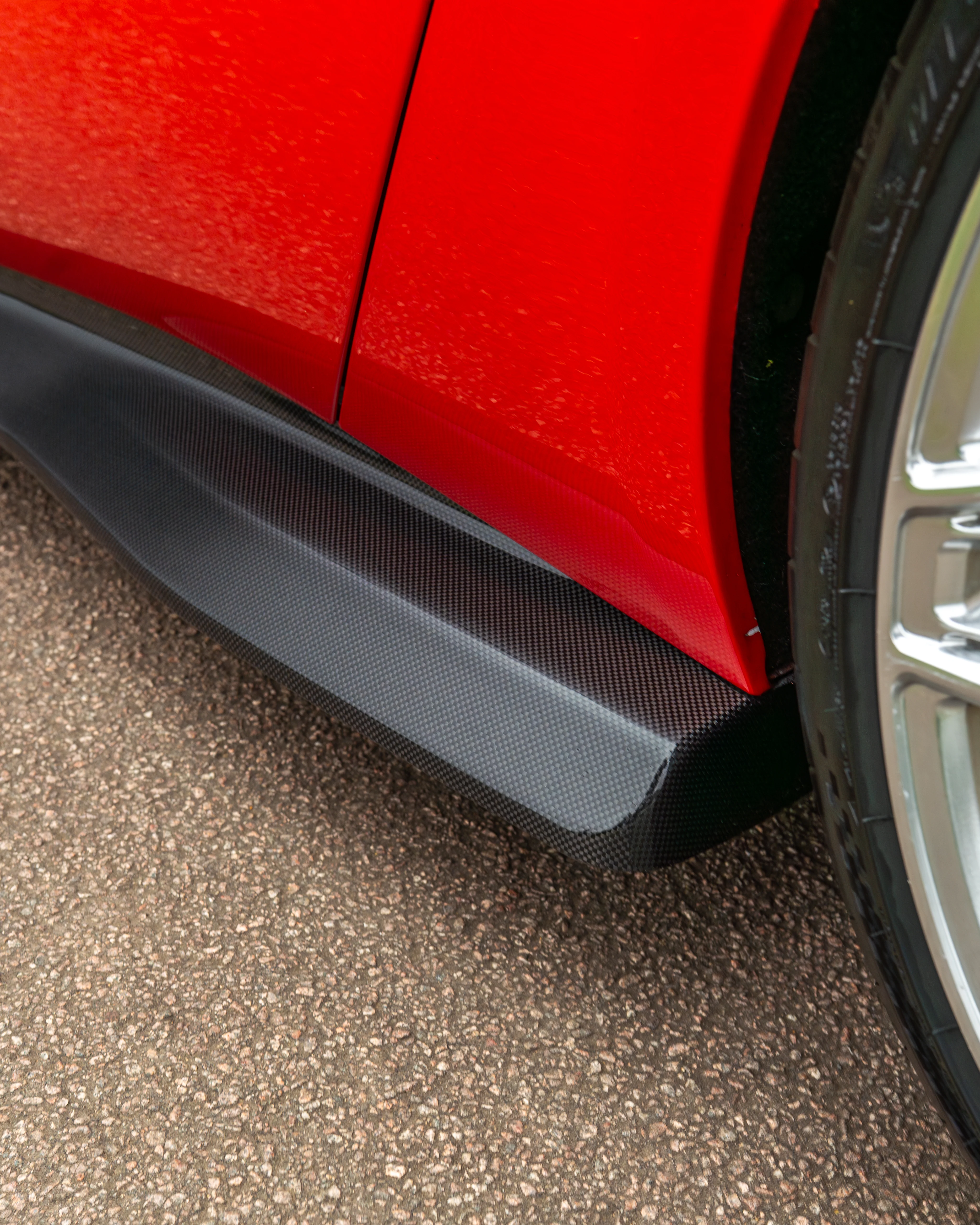 FERRARI 812 SUPERFAST & GTS CARBON FIBRE SIDE SKIRT EXTENSION - CT DESIGN - Image 5