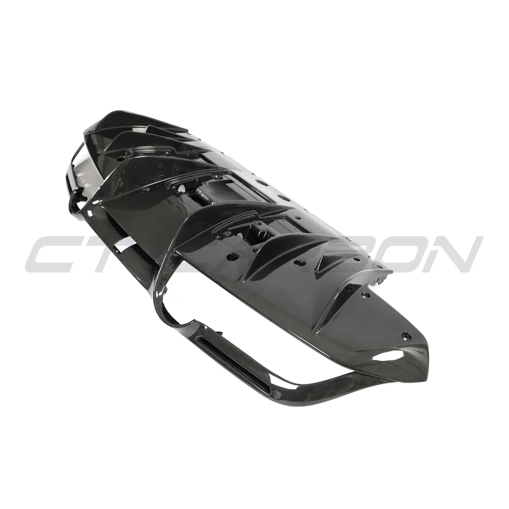 FERRARI F8 2019-2023 CARBON FIBRE DIFFUSER - Image 4