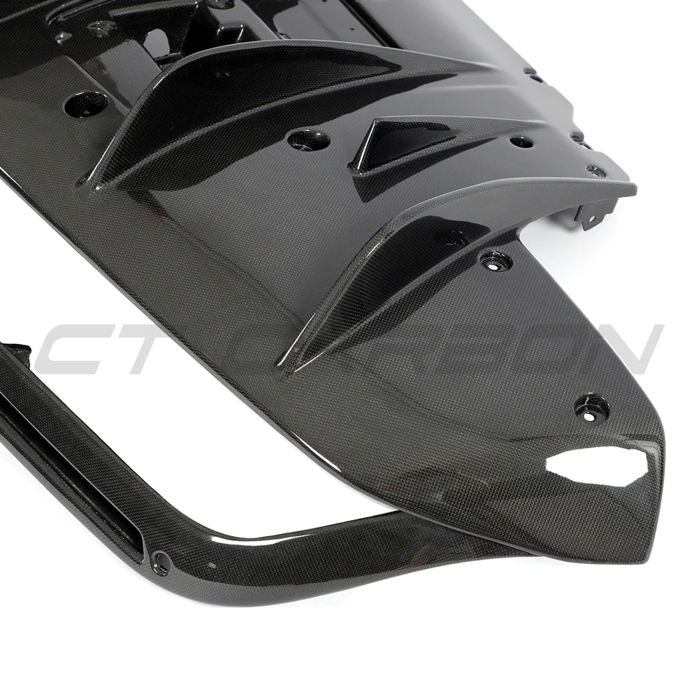 FERRARI F8 2019-2023 CARBON FIBRE DIFFUSER - Image 6