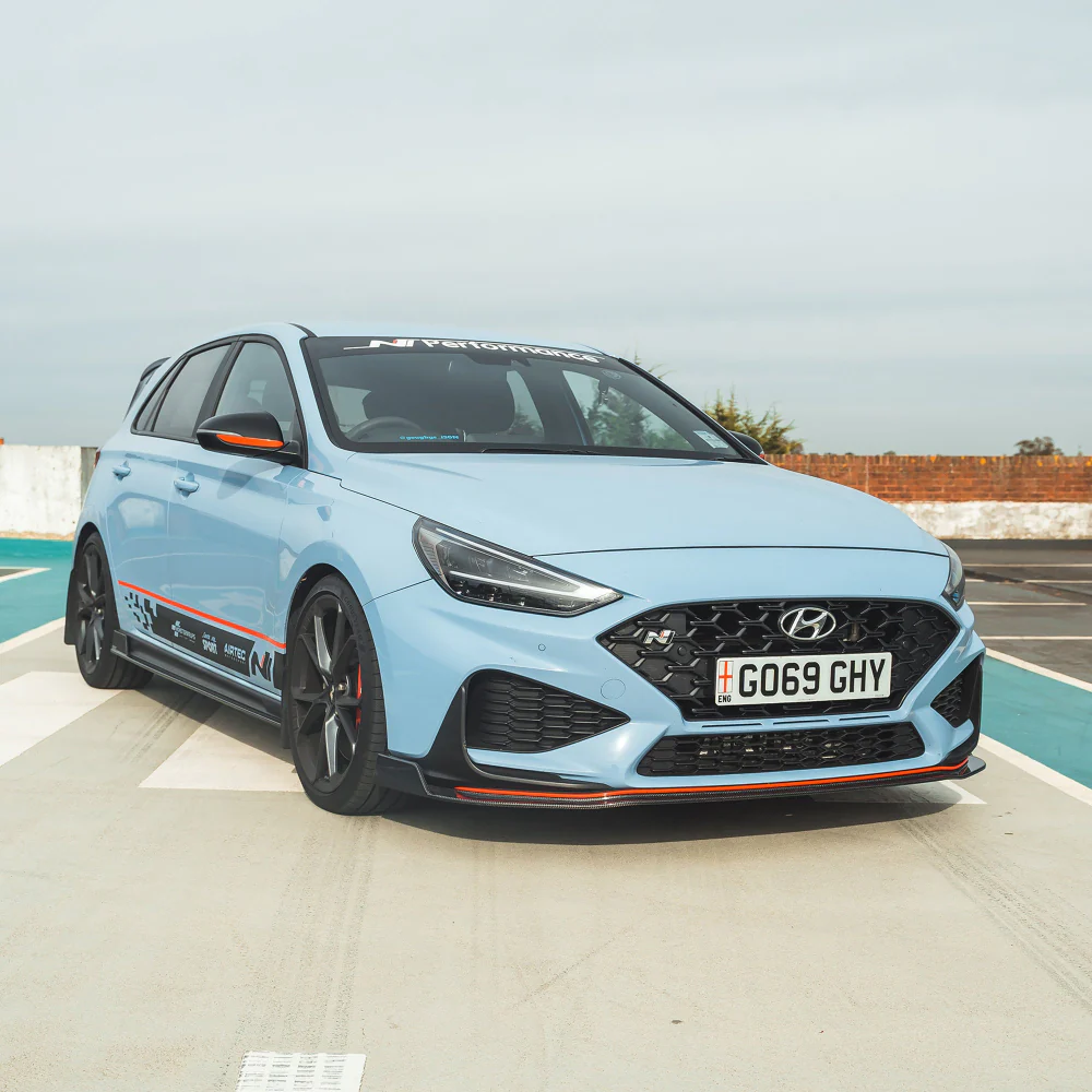 HYUNDAI i30N FRONT CARBON FIBRE SPLITTER (FACELIFT) - CT DESIGN - Image 2