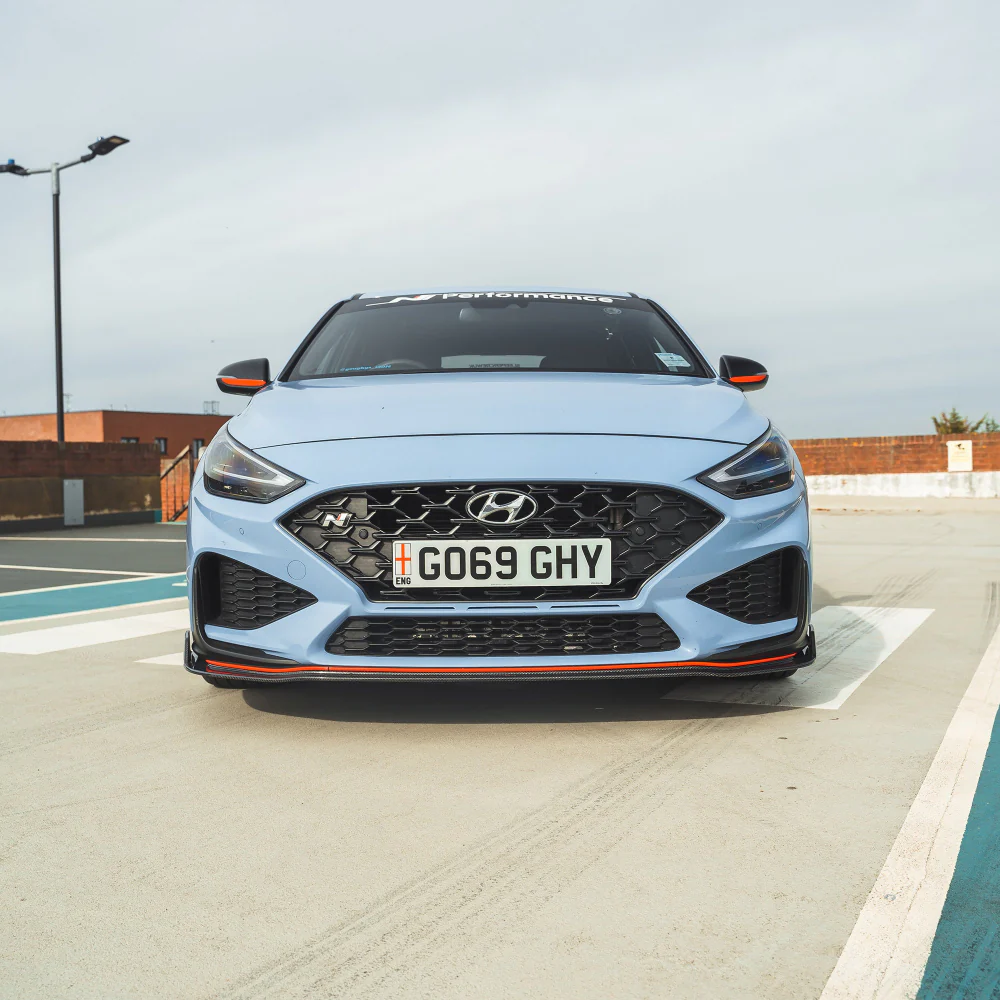 HYUNDAI i30N FRONT CARBON FIBRE SPLITTER (FACELIFT) - CT DESIGN - Image 4