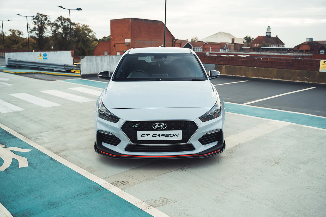 HYUNDAI i30N FRONT CARBON FIBRE SPLITTER (PRE-FACELIFT) - CT DESIGN - Image 2