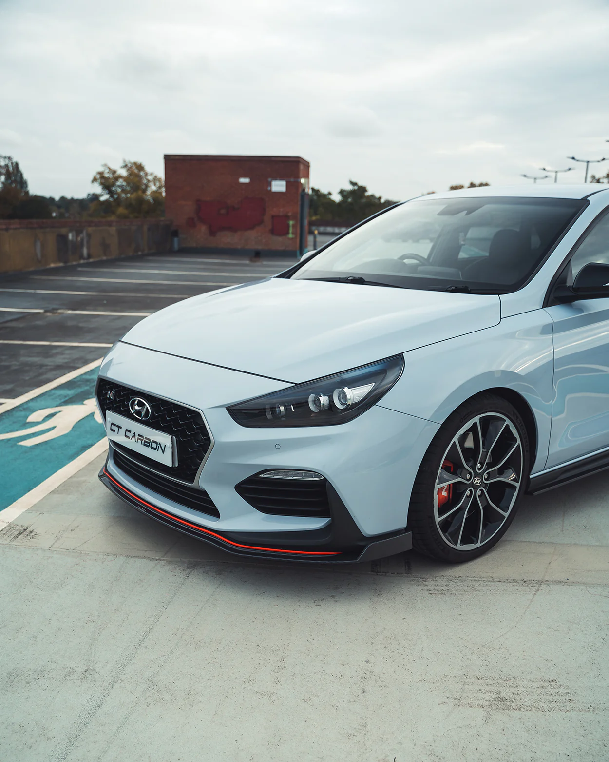 HYUNDAI i30N FRONT CARBON FIBRE SPLITTER (PRE-FACELIFT) - CT DESIGN - Image 4