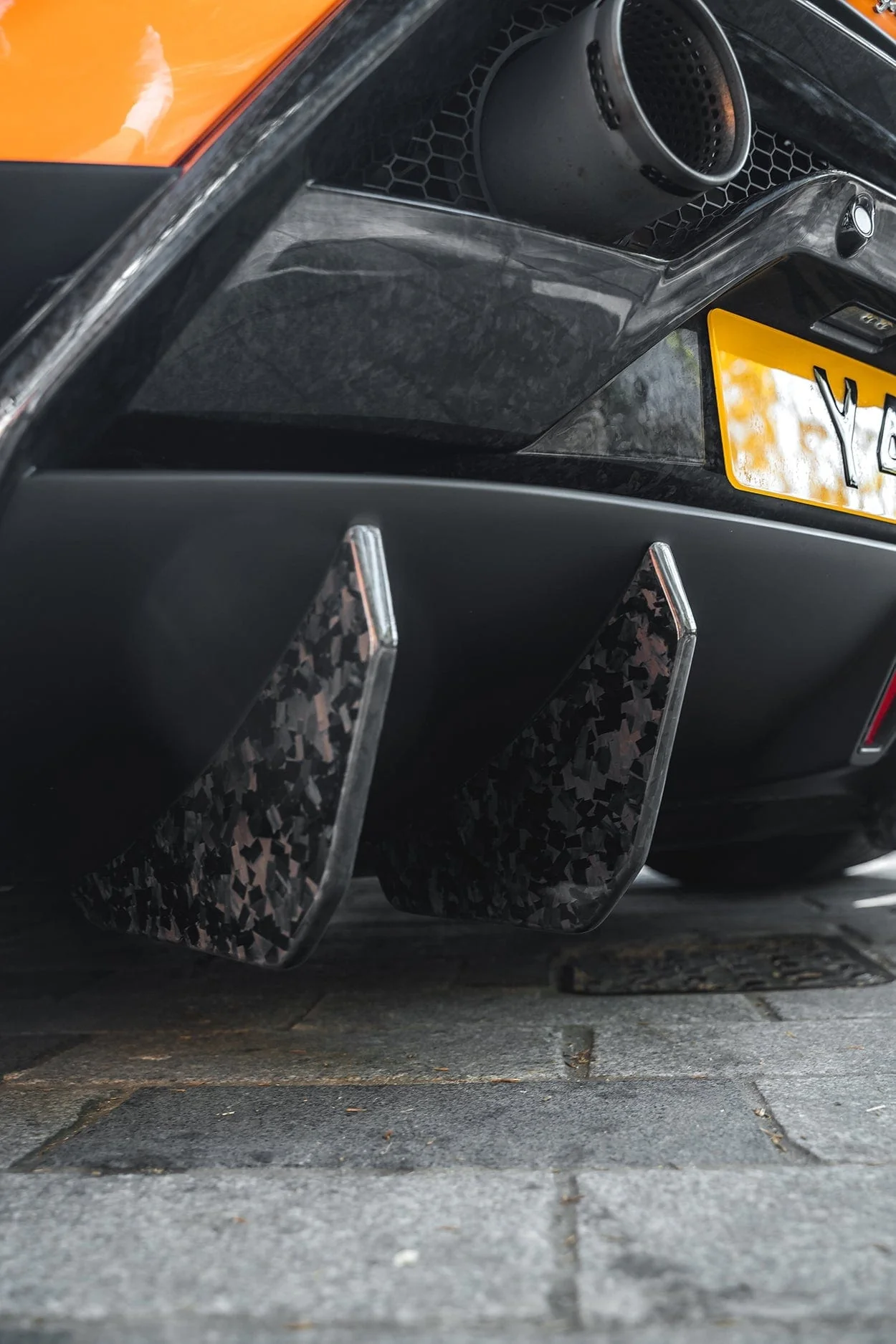 LAMBORGHINI HURACAN PERFORMANTE DIFFUSER EXTENSIONS - CT DESIGN - Image 2