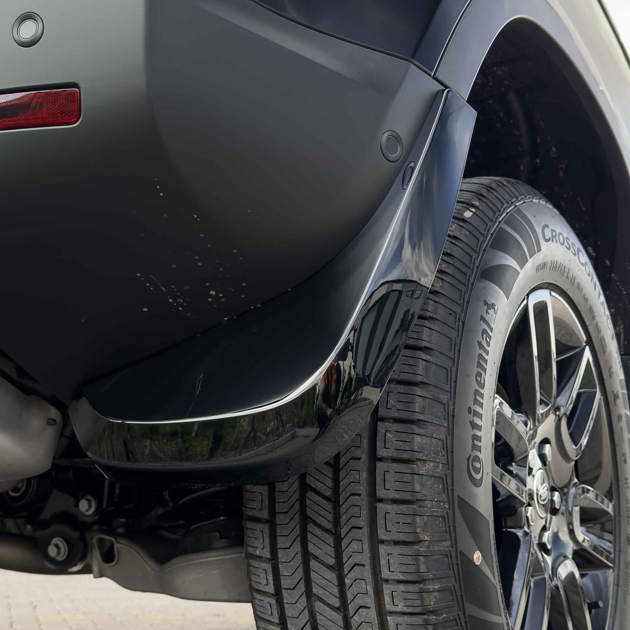 LAND ROVER DEFENDER L663 110 & 90 GLOSS BLACK MUD FLAPS - Image 4