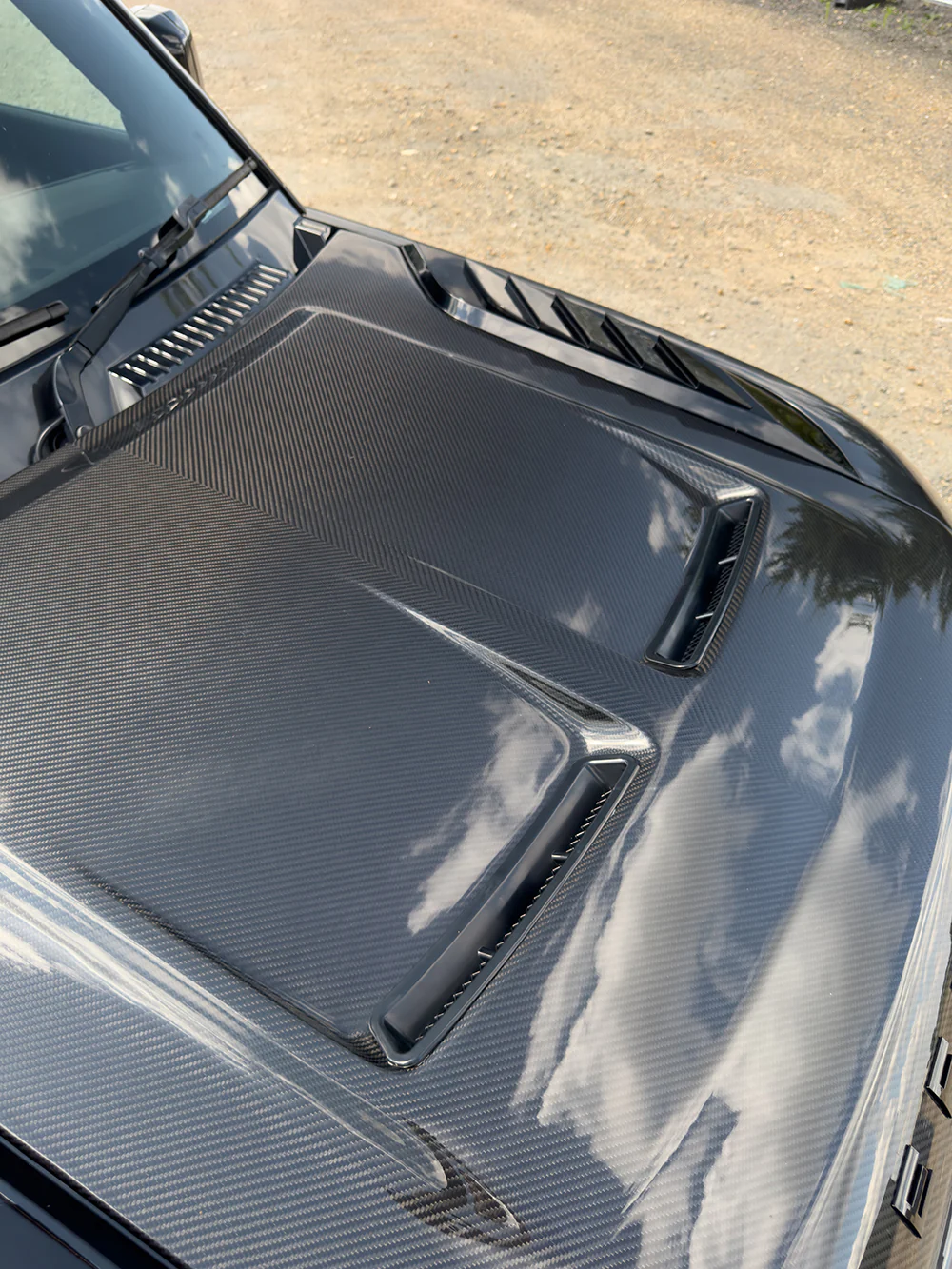 LAND ROVER DEFENDER L663 90/110/130 CARBON FIBRE SV STYLE HOOD/BONNET - Image 10