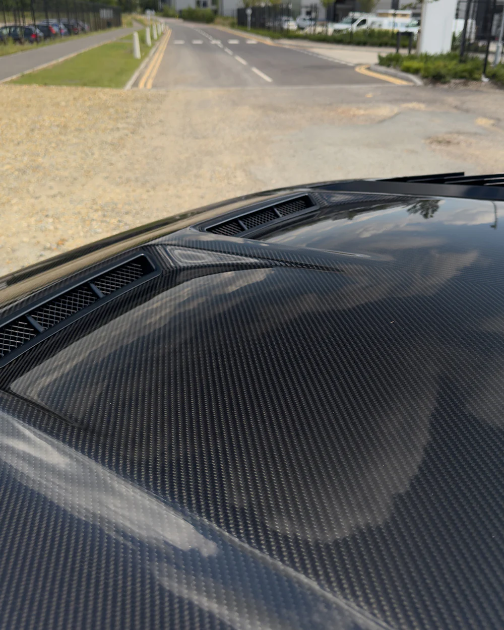 LAND ROVER DEFENDER L663 90/110/130 CARBON FIBRE SV STYLE HOOD/BONNET - Image 9