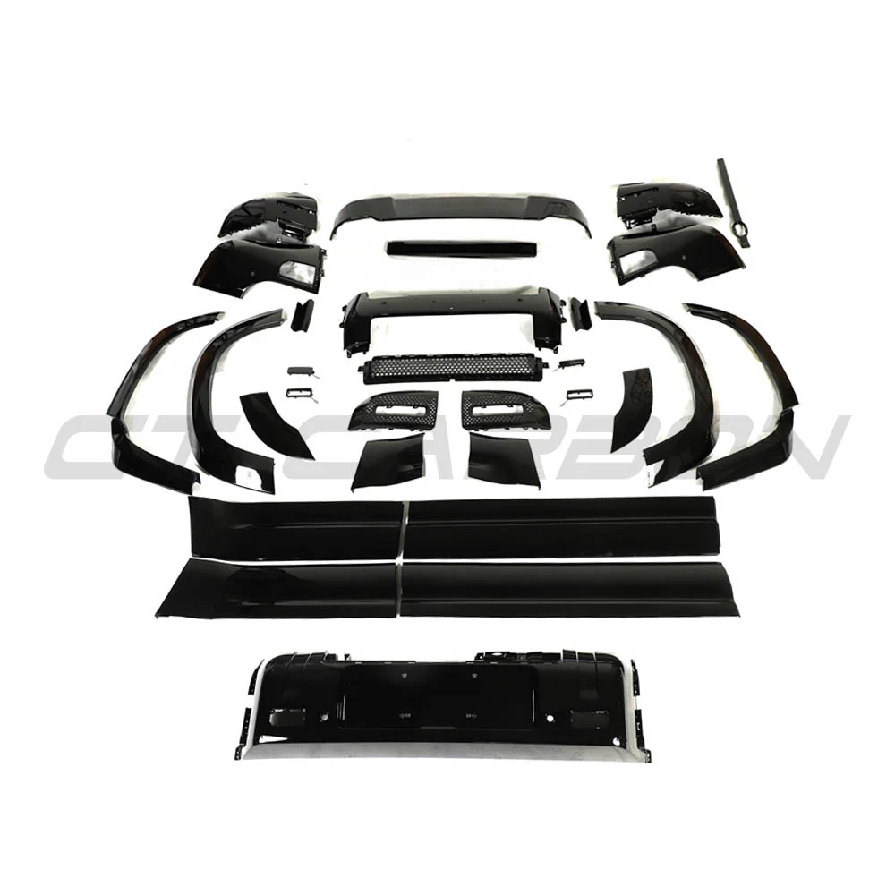 LAND ROVER DEFENDER L663 110 WIDE ARCH GLOSS BLACK KIT - V2 - Image 2