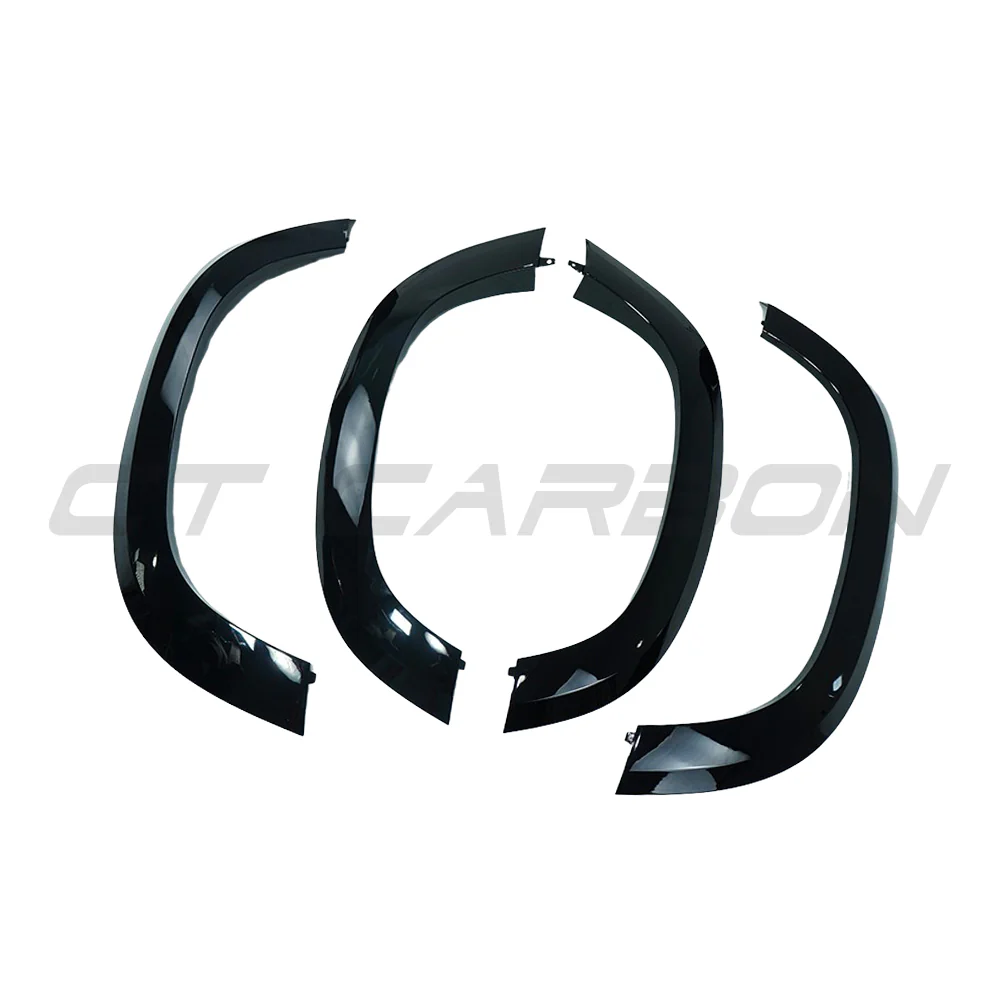 LAND ROVER DEFENDER L663 90 GLOSS BLACK WIDE ARCH FENDERS - Image 4