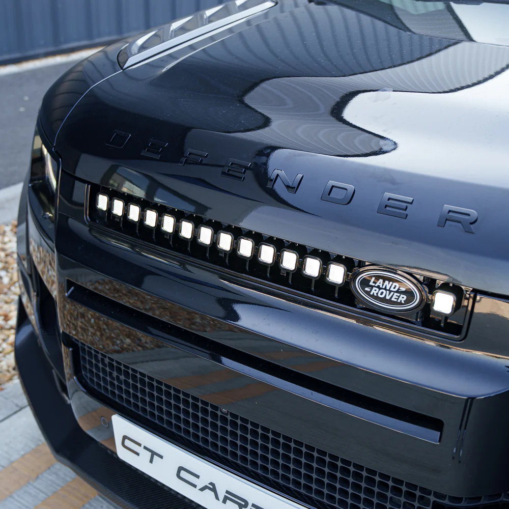 LAND ROVER DEFENDER L663 2019+ YELLOW LED GRILLE - V3 - Image 3