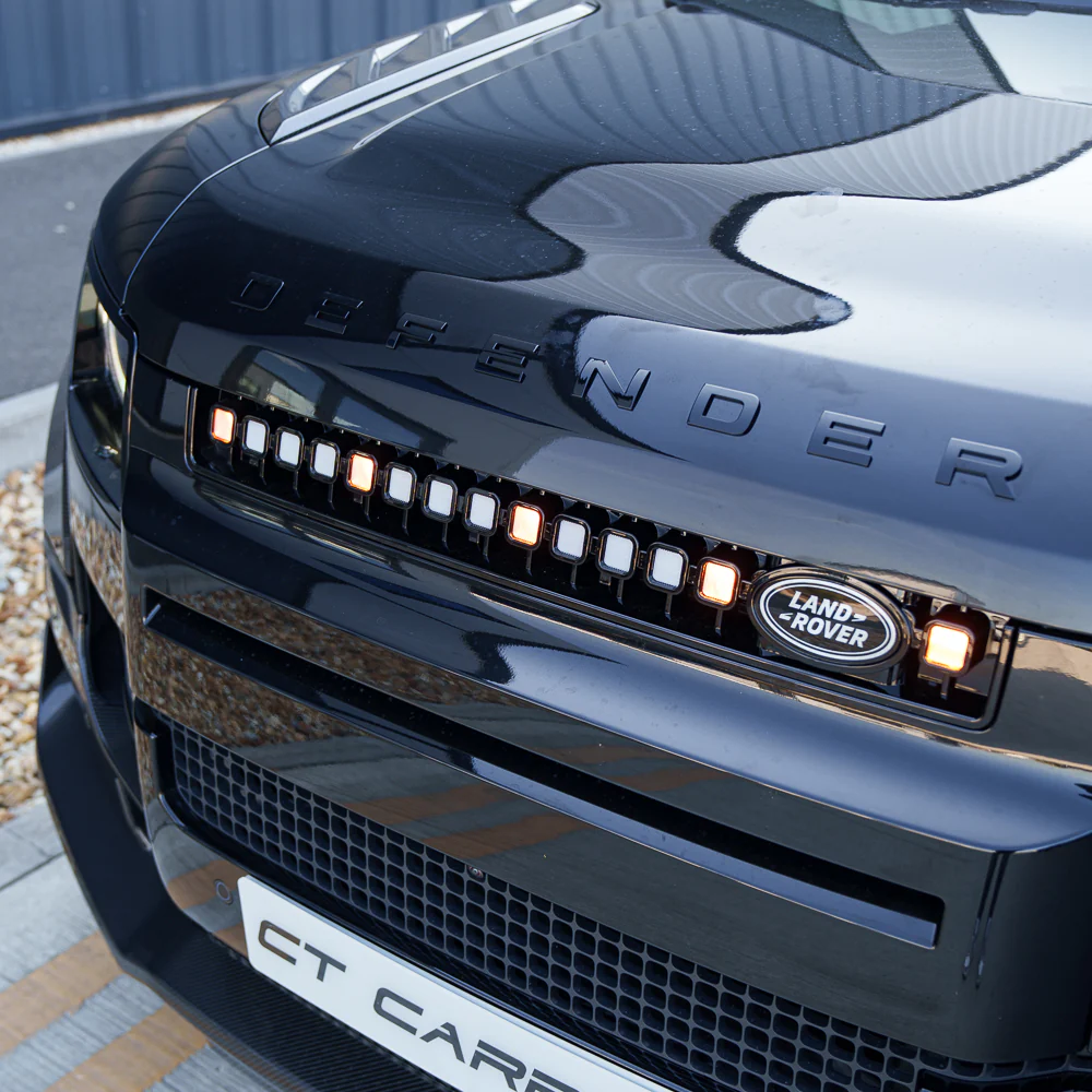LAND ROVER DEFENDER L663 2019+ YELLOW LED GRILLE - V3 - Image 5