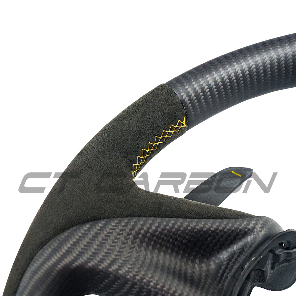MCLAREN CARBON FIBRE & ALCANTARA CUSTOM STEERING WHEEL - Image 6