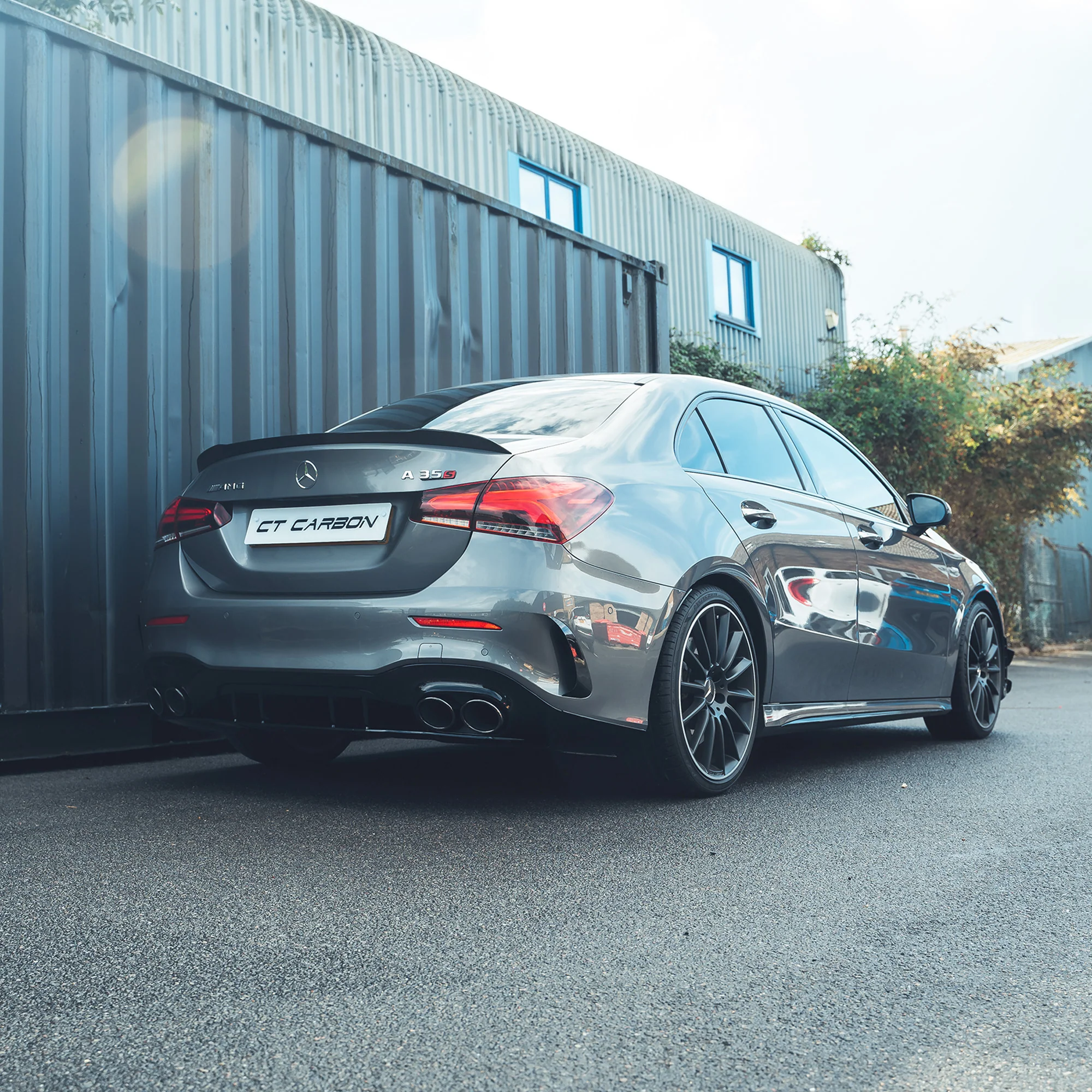 MERCEDES A-CLASS SALOON V177 GLOSS BLACK SPOILER - Image 2
