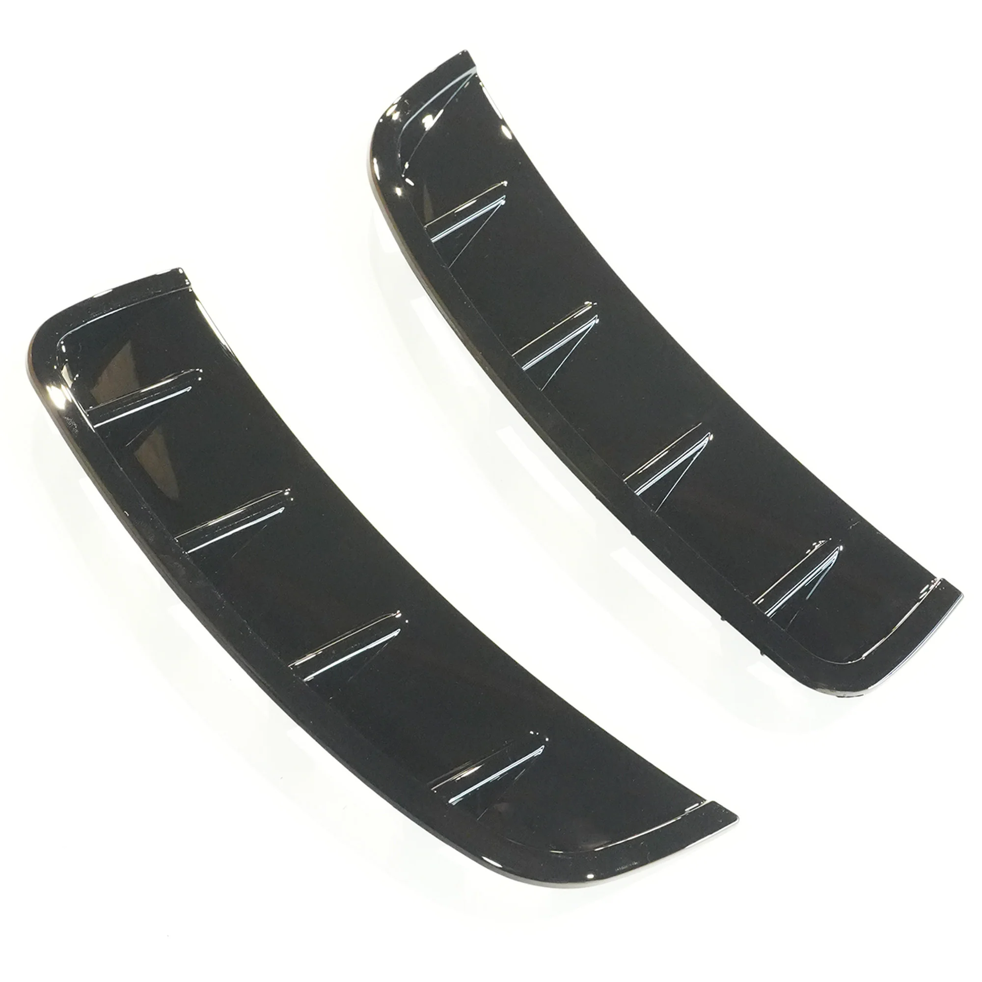 MERCEDES A-CLASS W177 2018-2022 GLOSS BLACK FRONT BUMPER VENTS - Image 7