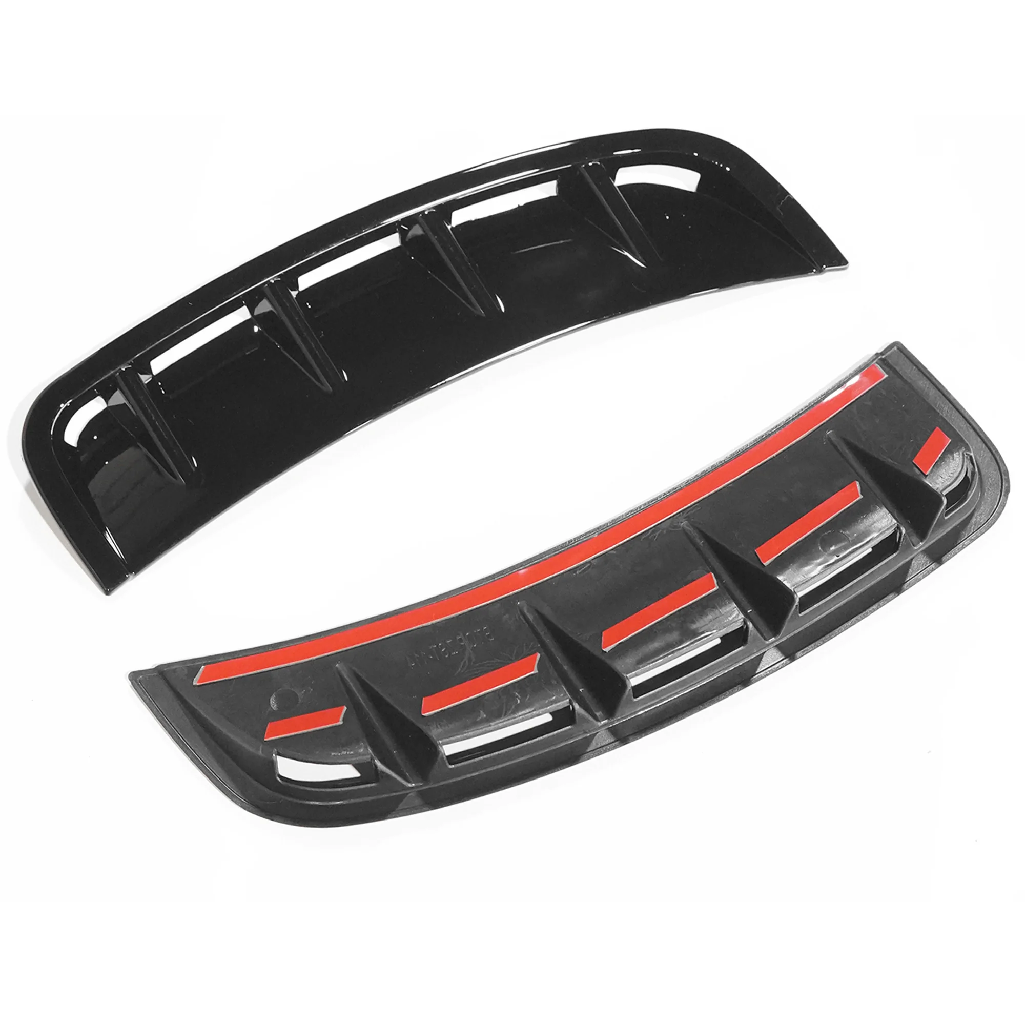 MERCEDES A-CLASS W177 2018-2022 GLOSS BLACK FRONT BUMPER VENTS - Image 8