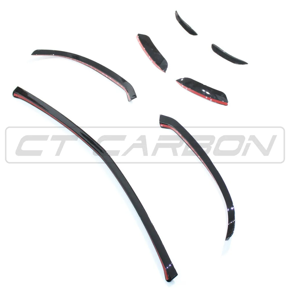 MERCEDES A-CLASS V177 & W177 2018-2022 GLOSS BLACK SPLITTER & CANARDS - Image 12