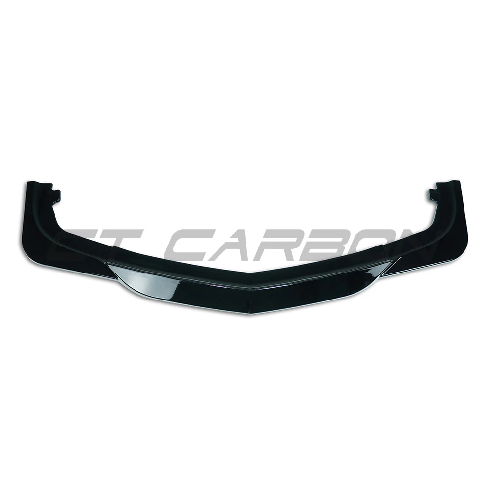 MERCEDES BENZ W204 C63 2012-2014 GLOSS BLACK FRONT SPLITTER - Image 2