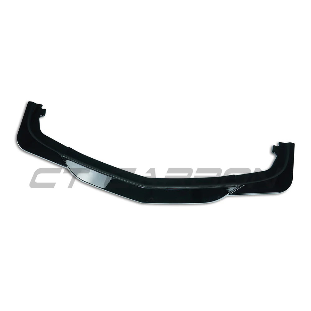 MERCEDES BENZ W204 C63 2012-2014 GLOSS BLACK FRONT SPLITTER - Image 3
