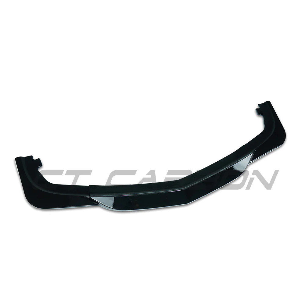 MERCEDES BENZ W204 C63 2012-2014 GLOSS BLACK FRONT SPLITTER - Image 4