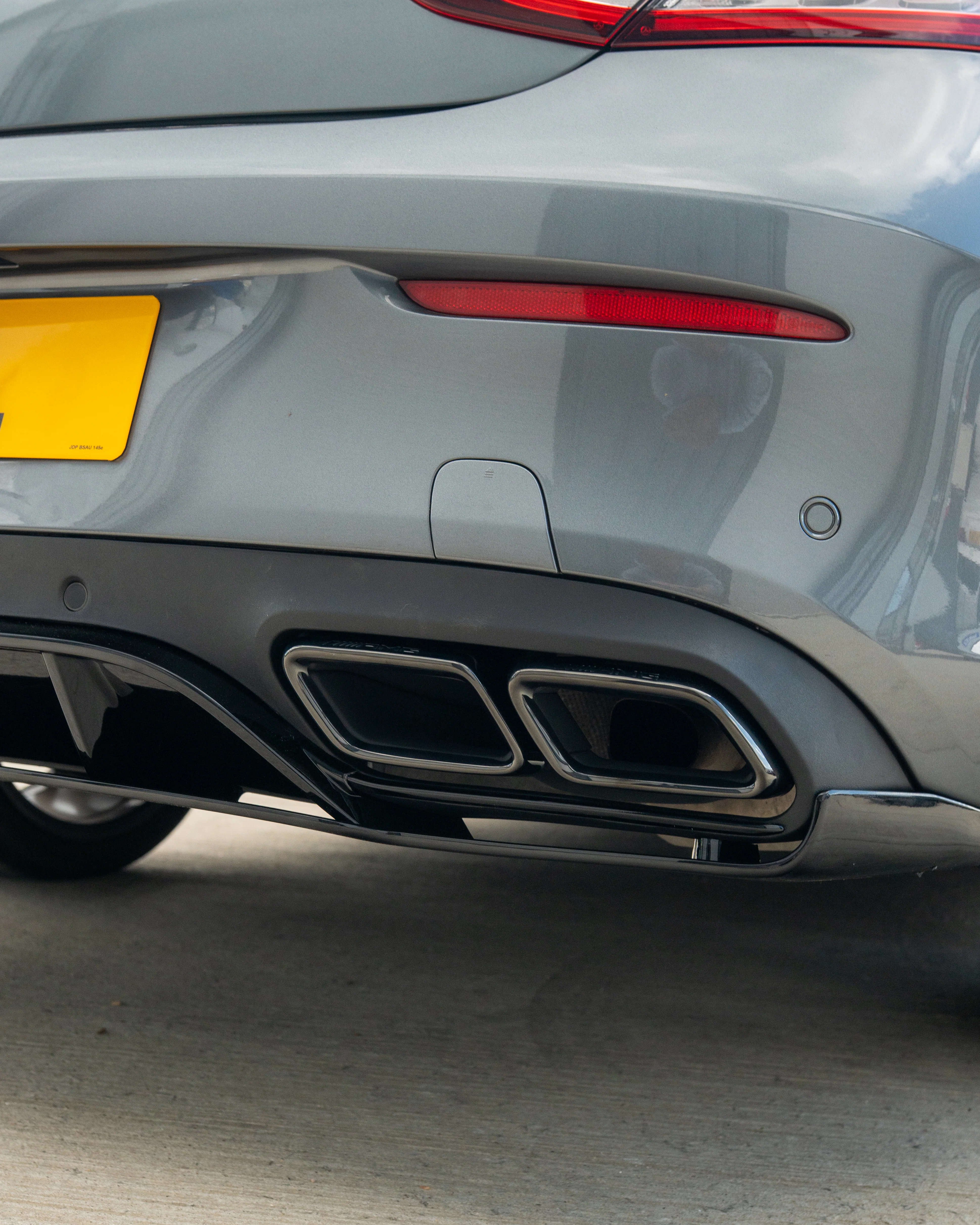 MERCEDES C-CLASS COUPE W205 GLOSS BLACK DIFFUSER & BLACK TIPS - Image 6