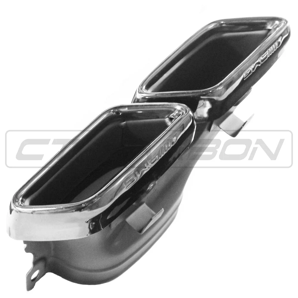MERCEDES C-CLASS SALOON/ESTATE W205 GLOSS BLACK DIFFUSER & BLACK TIPS - Image 9