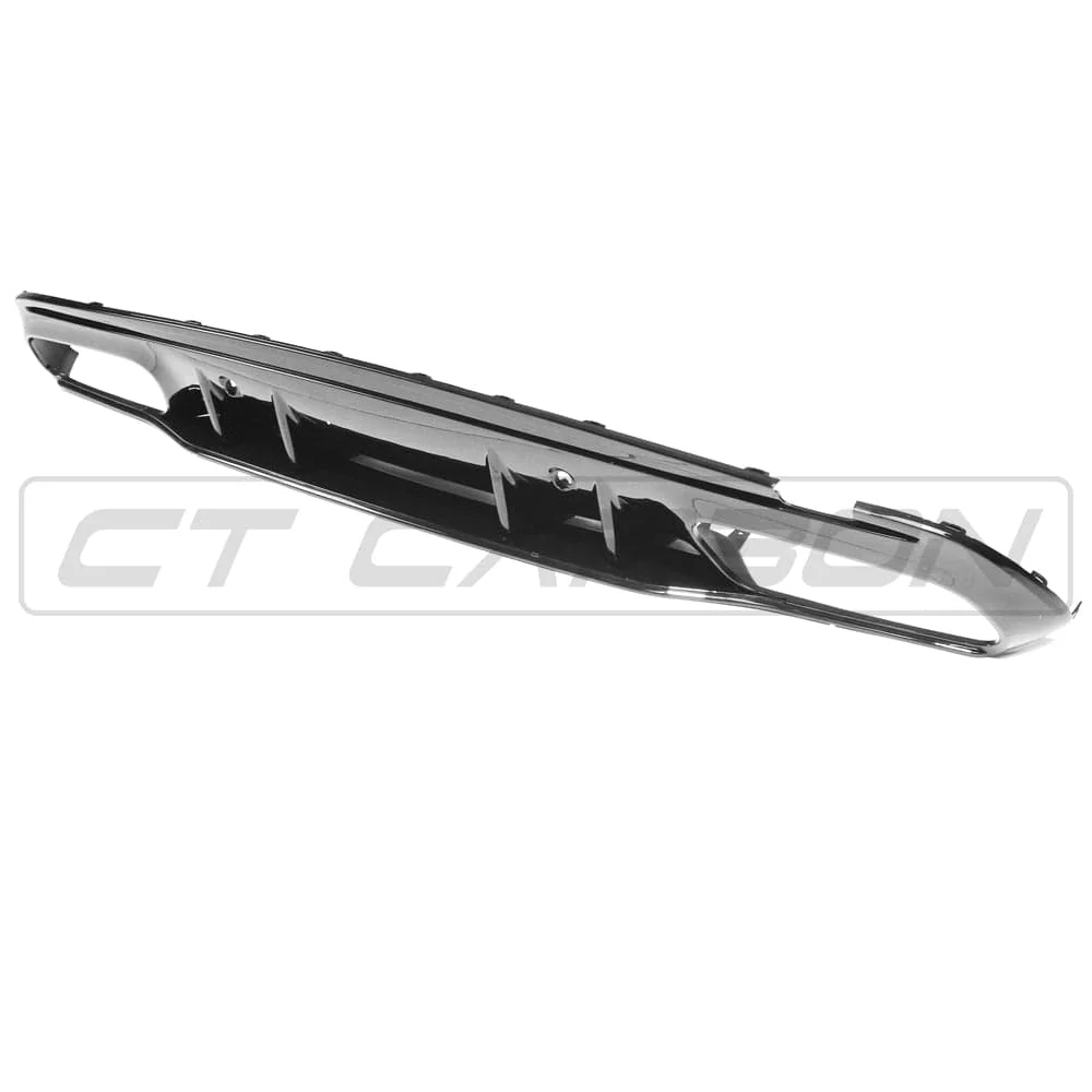 MERCEDES C-CLASS SALOON/ESTATE W205 GLOSS BLACK DIFFUSER & TIPS - Image 7