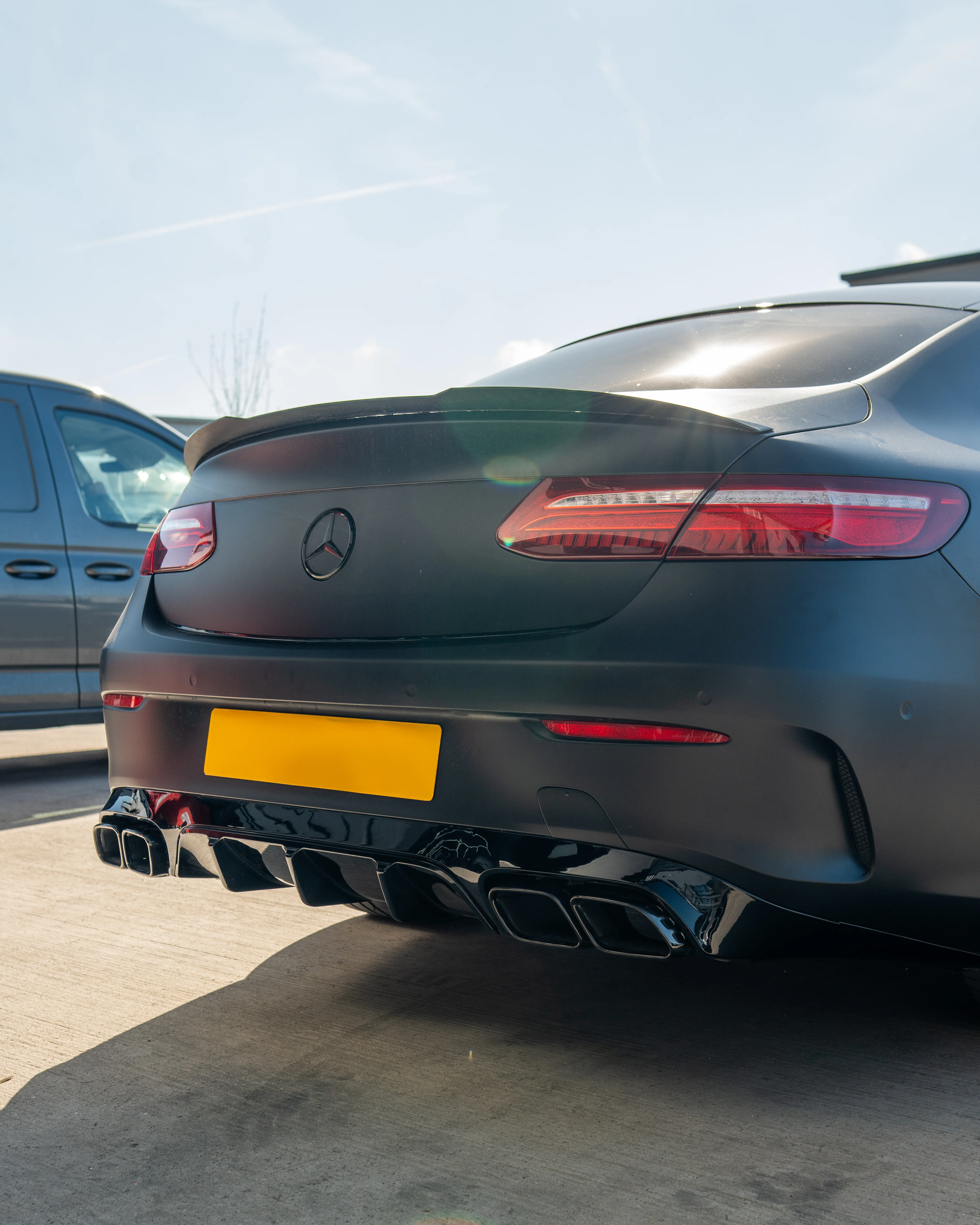 MERCEDES C238 2017-2020 E-CLASS COUPE QUAD TIP DIFFUSER - Image 2