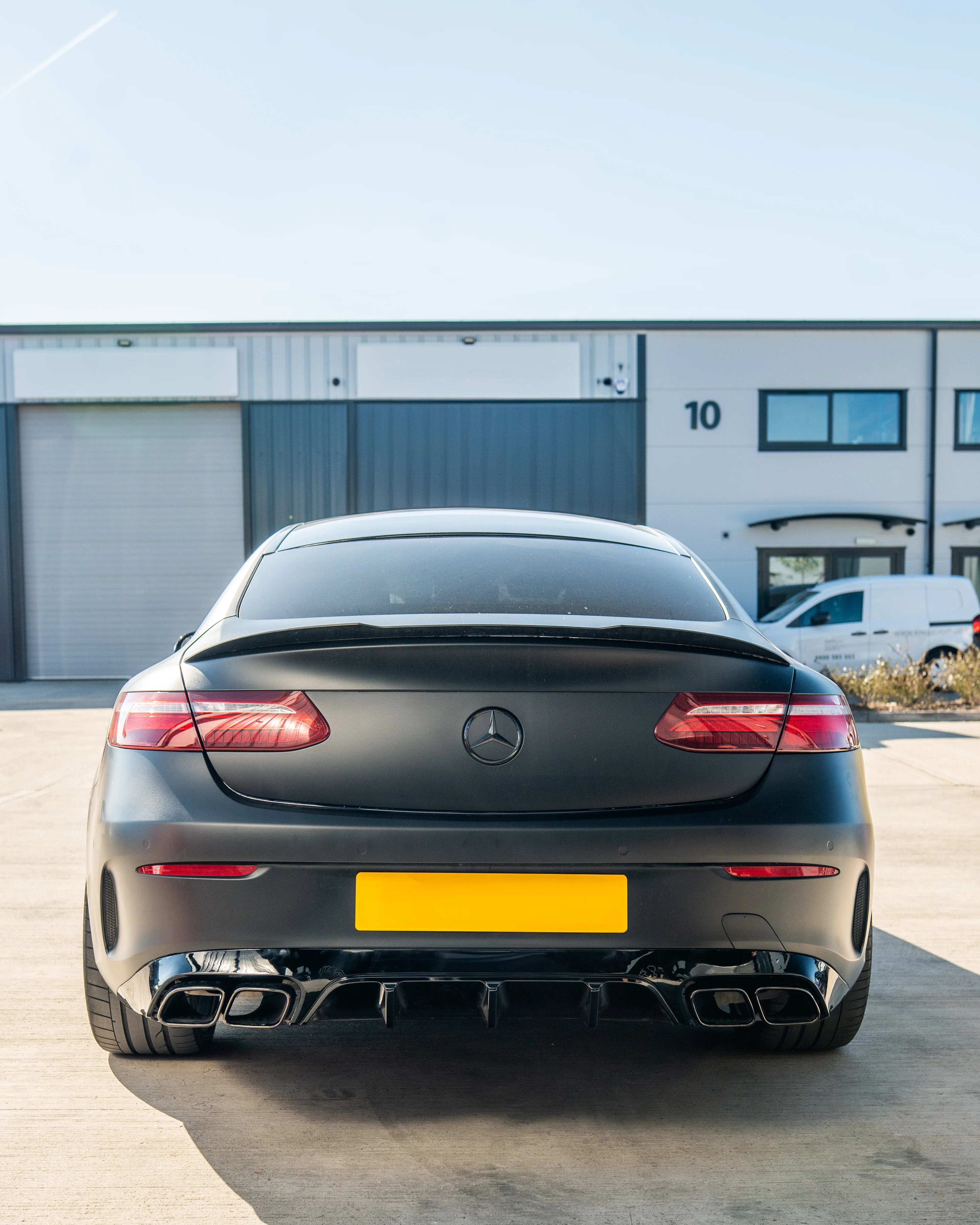 MERCEDES C238 2017-2020 E-CLASS COUPE QUAD TIP DIFFUSER - Image 3