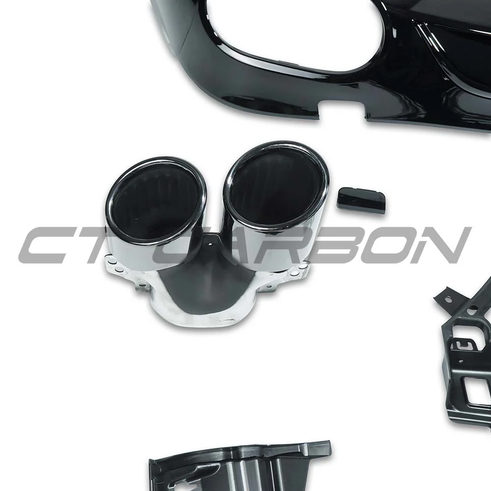 MERCEDES C254 GLC43/GLC63 AMG COUPE 2024-2025 DIFFUSER WITH EXHAUST TIPS - Image 4