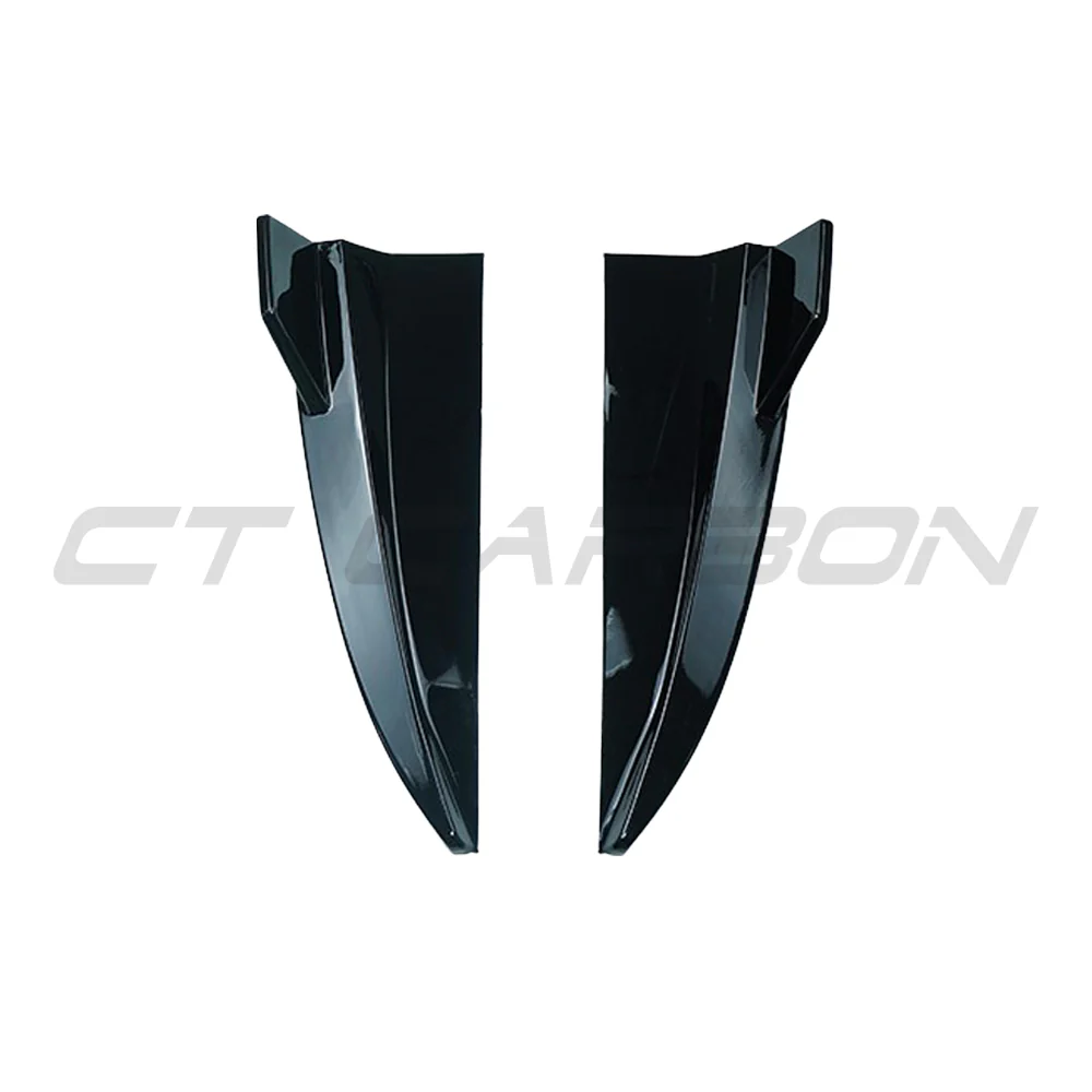 MERCEDES C43 & C CLASS W205 ESTATE 2019-2021 GLOSS BLACK REAR BUMPER CORNERS - Image 2