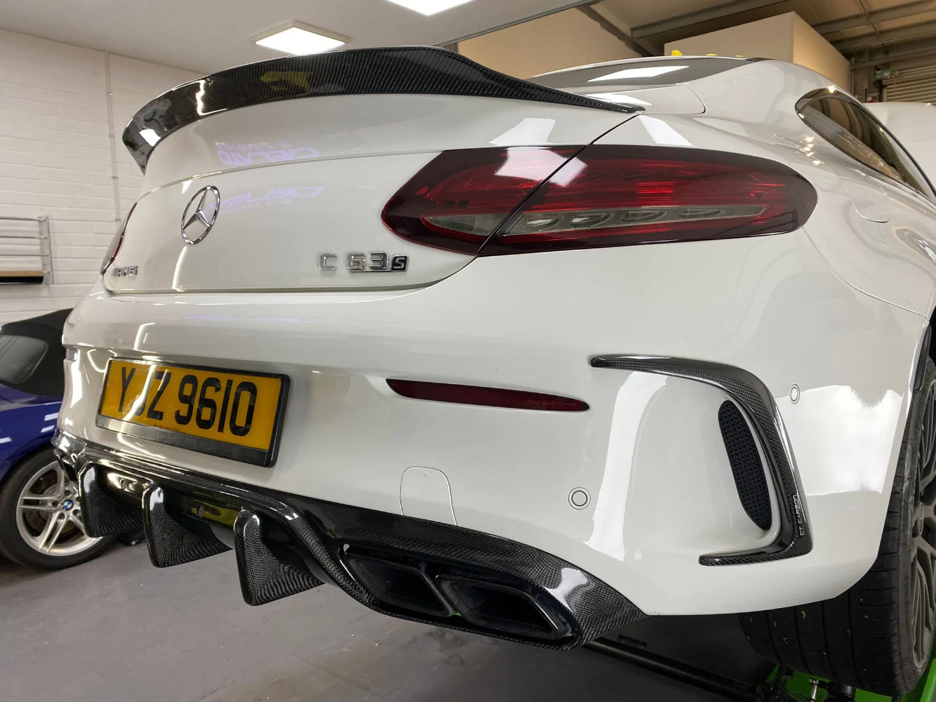 MERCEDES C63/C CLASS W205 CONVERTIBLE CARBON SPOILER - PS STYLE - Image 2
