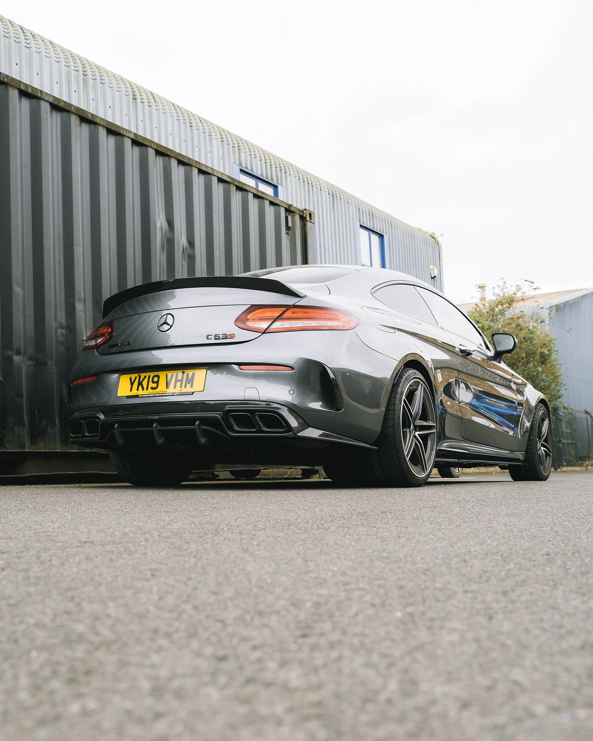 MERCEDES C63/C63S/C CLASS W205 COUPE CARBON SPOILER V2 - Image 2