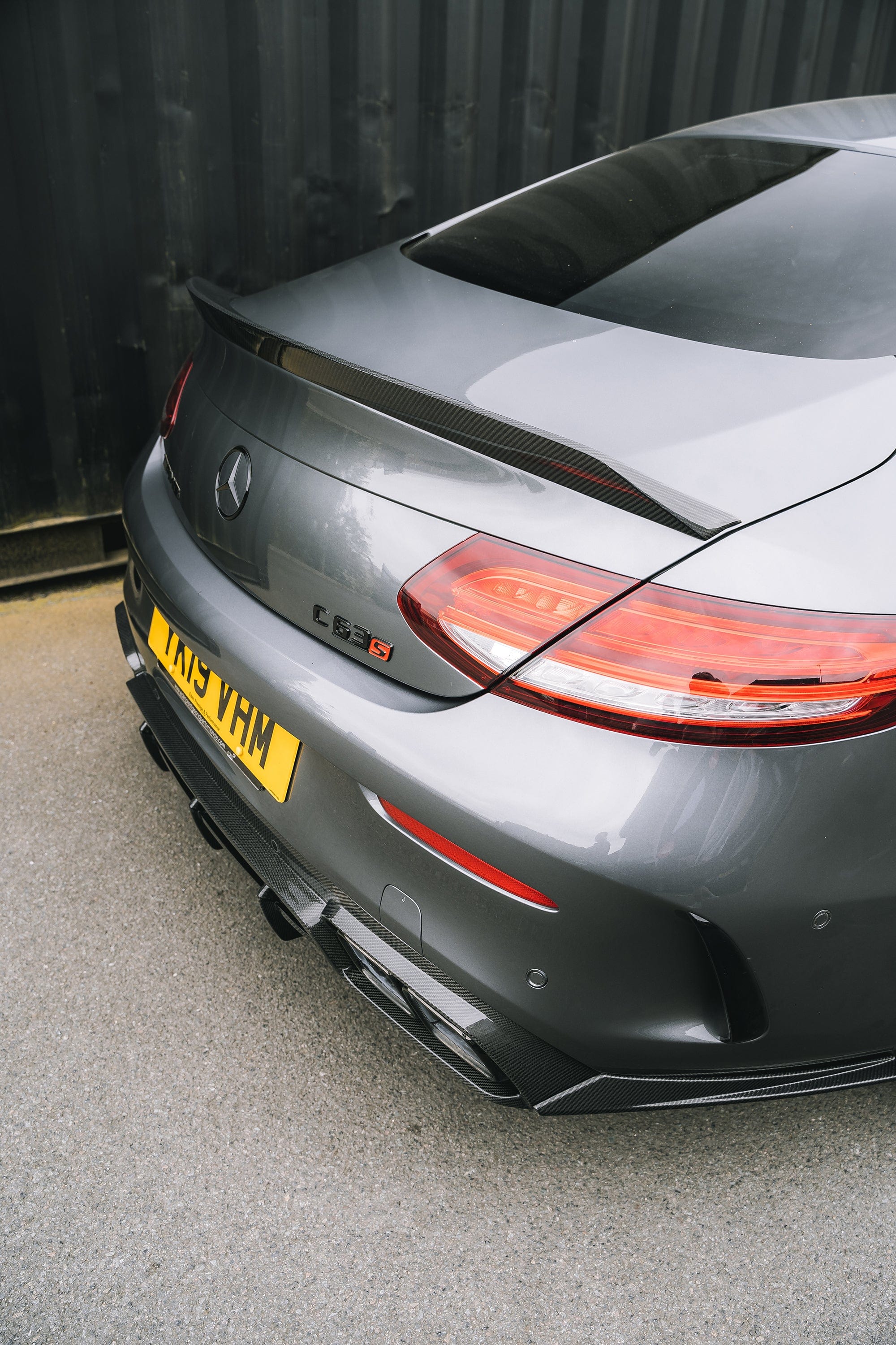 MERCEDES C63/C63S/C CLASS W205 COUPE CARBON SPOILER V2 - Image 3