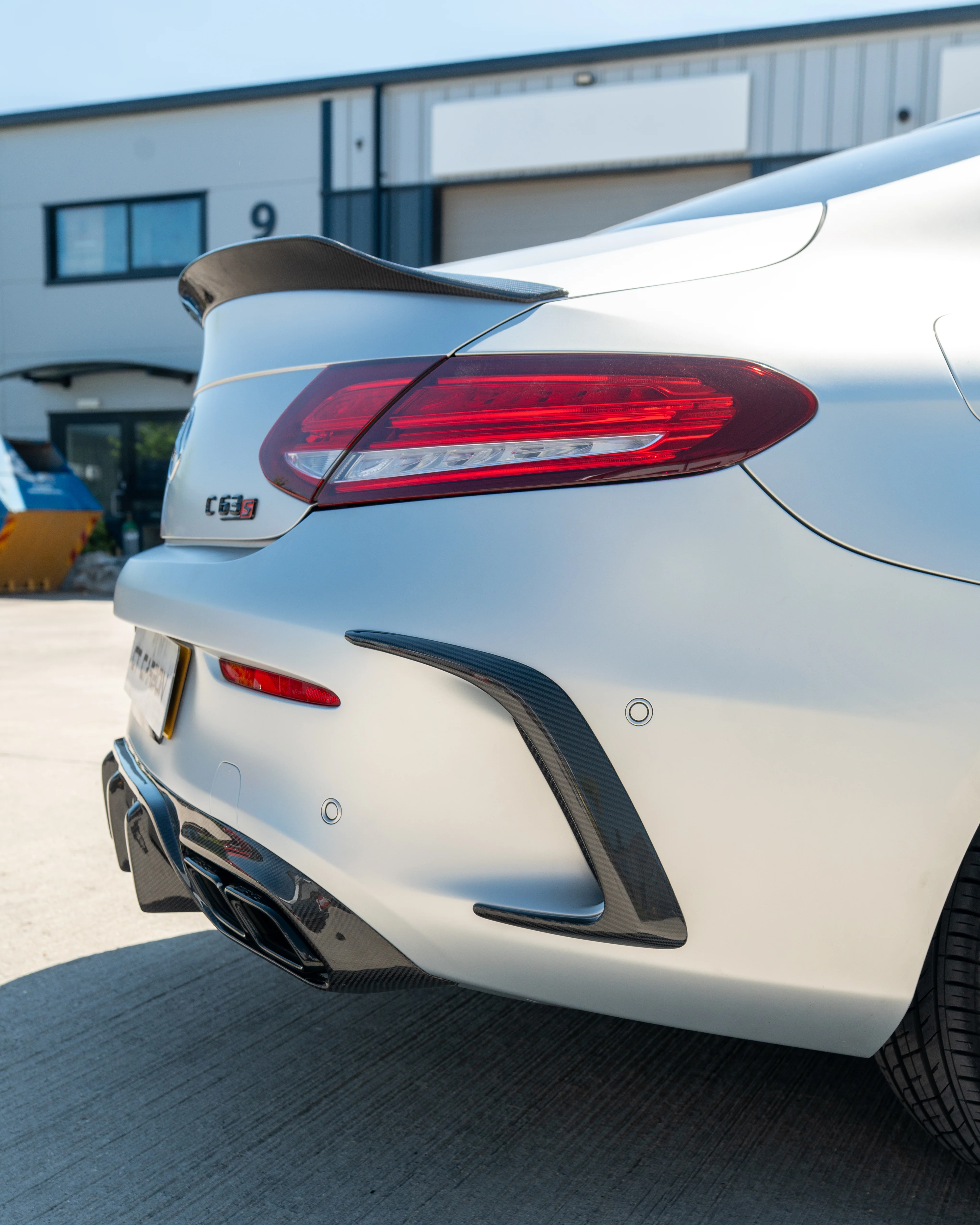 MERCEDES C63/C63S W205 COUPE CARBON SPOILER - V1 - Image 9