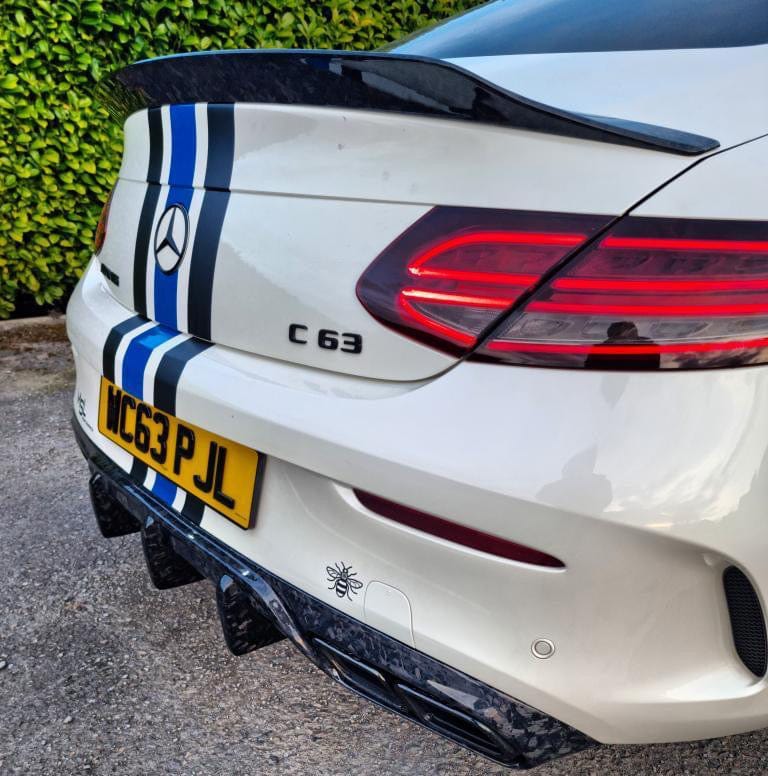 MERCEDES C63/C63S W205 COUPE FORGED CARBON FIBRE DIFFUSER - BIG FIN - Image 3