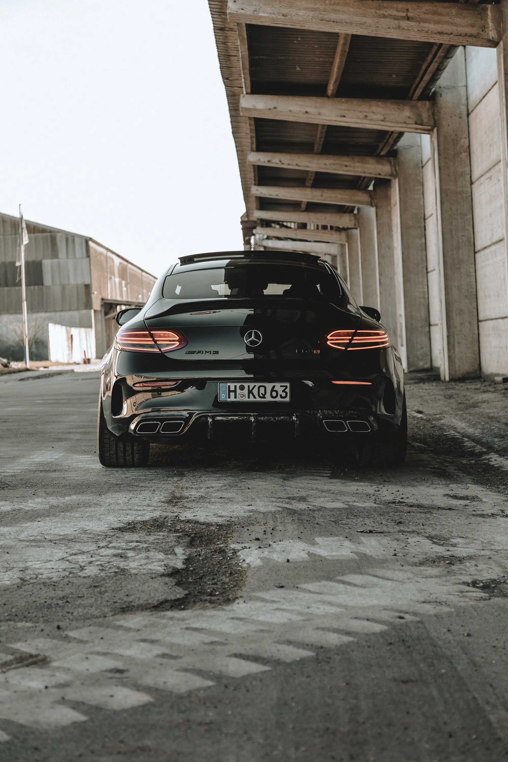 MERCEDES C63/C63S W205 COUPE FORGED CARBON FIBRE DIFFUSER - BIG FIN - Image 4