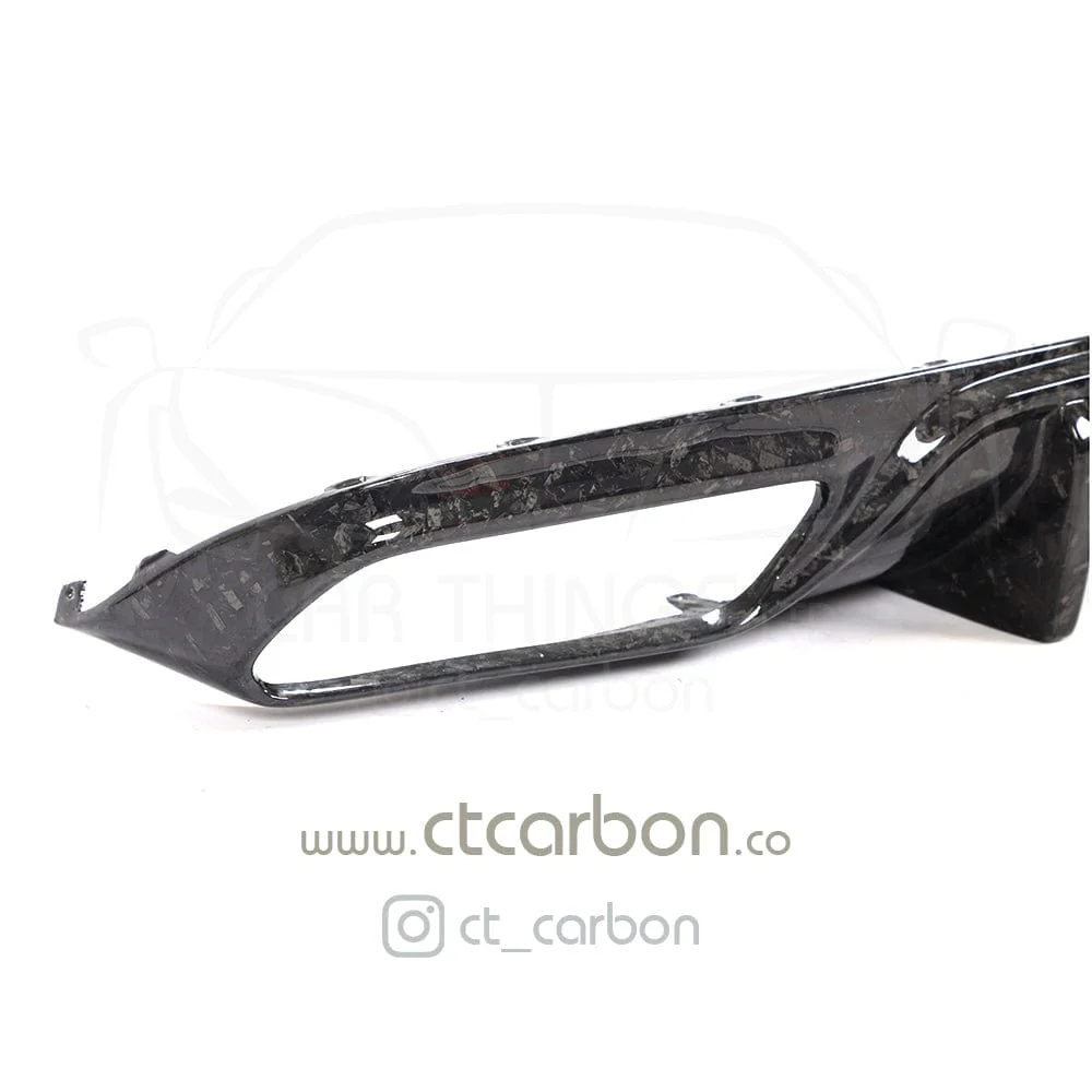 MERCEDES C63/C63S W205 COUPE FORGED CARBON FIBRE DIFFUSER - BIG FIN - Image 7