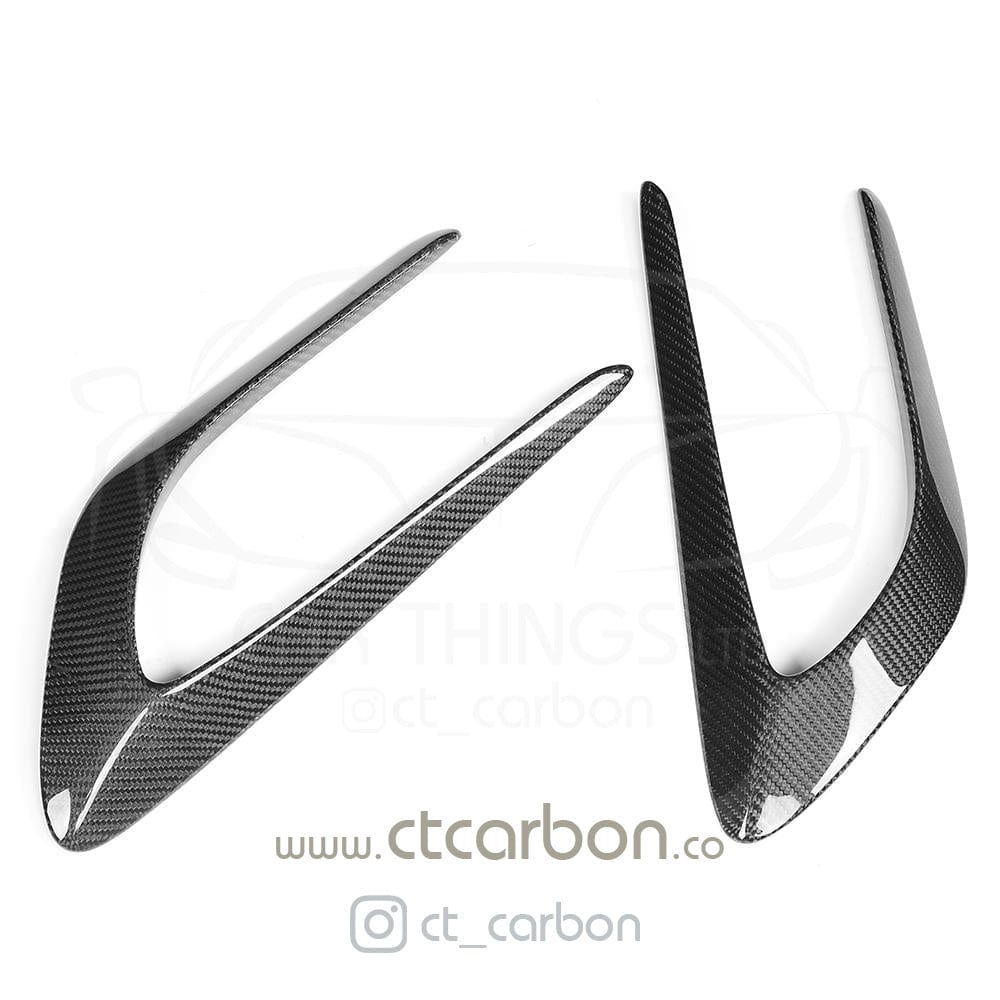MERCEDES C63/C63S W205 COUPE CARBON FIBRE WING TRIMS - Image 5