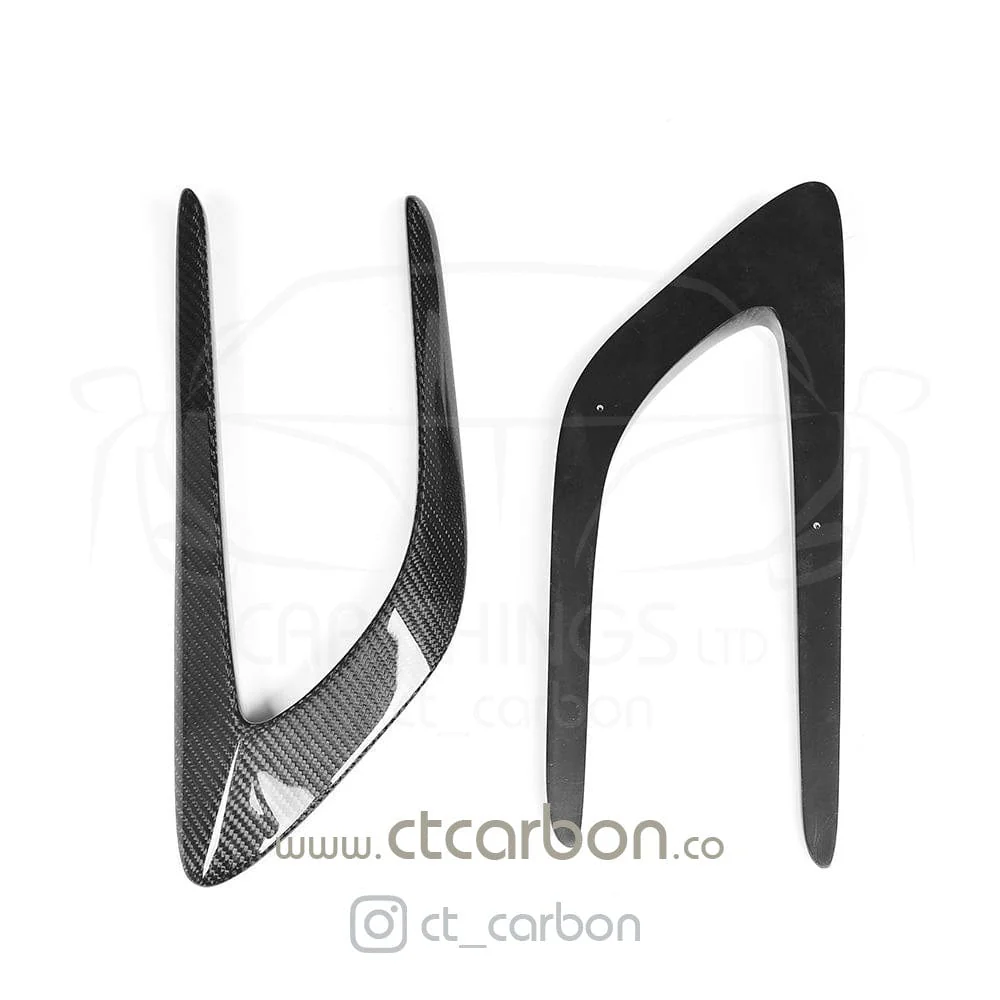 MERCEDES C63/C63S W205 COUPE CARBON FIBRE WING TRIMS - Image 6