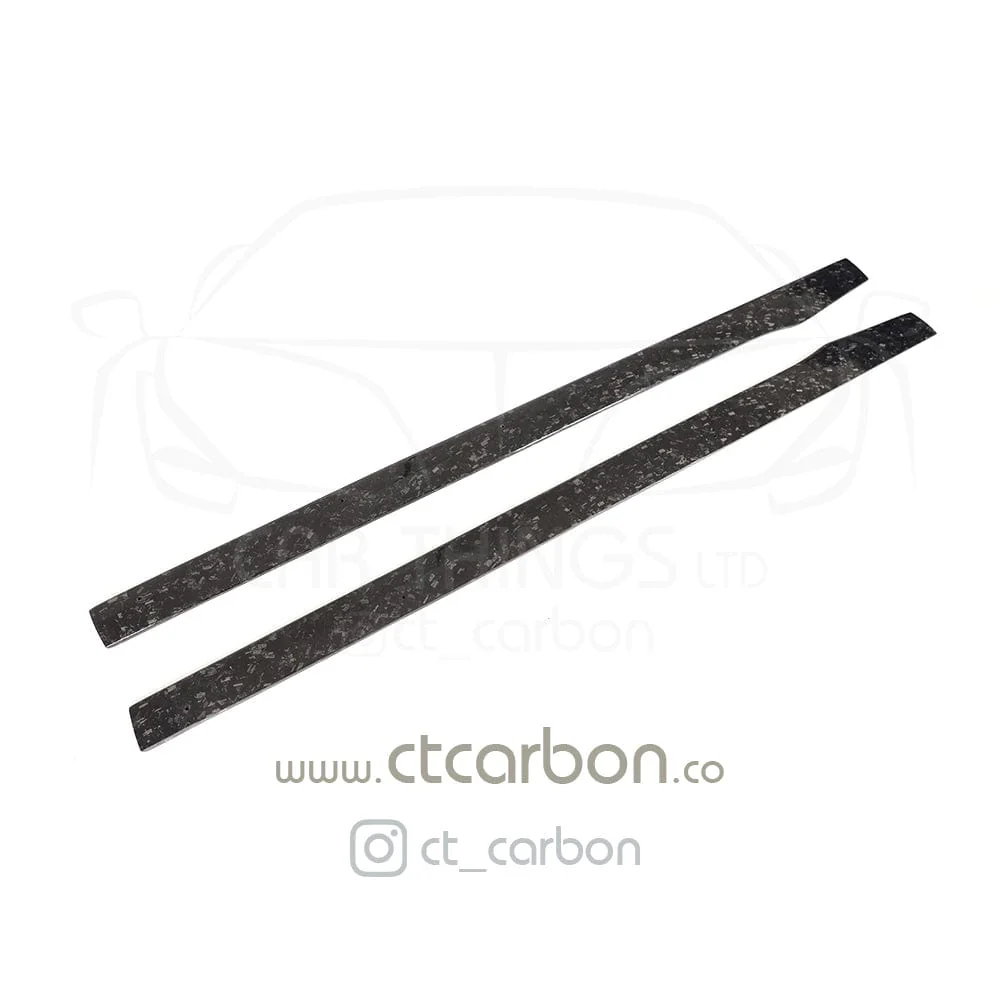 MERCEDES C63/C63S W205 COUPE & SALOON FORGED CARBON FIBRE SIDE SKIRTS - D STYLE - Image 5