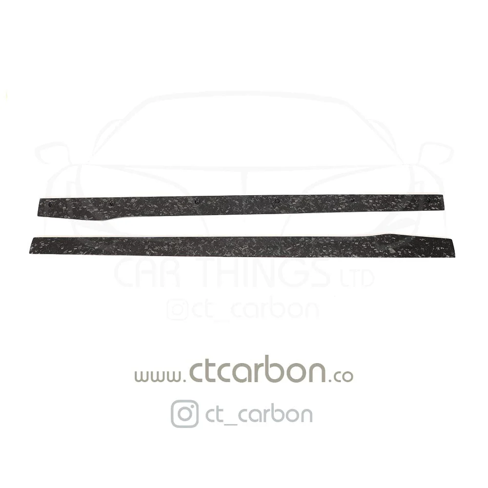 MERCEDES C63/C63S W205 COUPE & SALOON FORGED CARBON FIBRE SIDE SKIRTS - D STYLE - Image 7