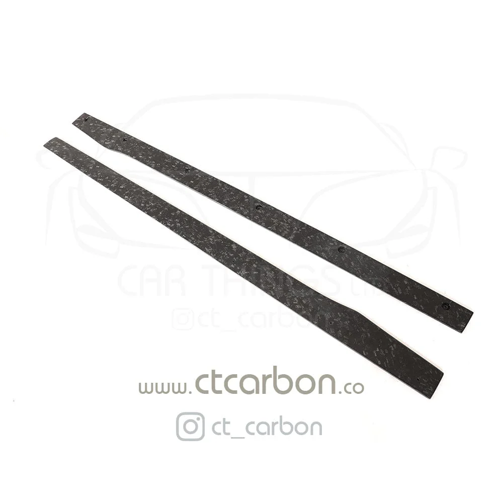 MERCEDES C63/C63S W205 COUPE & SALOON FORGED CARBON FIBRE SIDE SKIRTS - D STYLE - Image 8