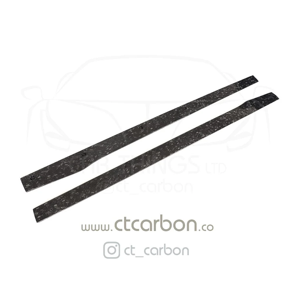 MERCEDES C63/C63S W205 COUPE & SALOON FORGED CARBON FIBRE SIDE SKIRTS - D STYLE - Image 9