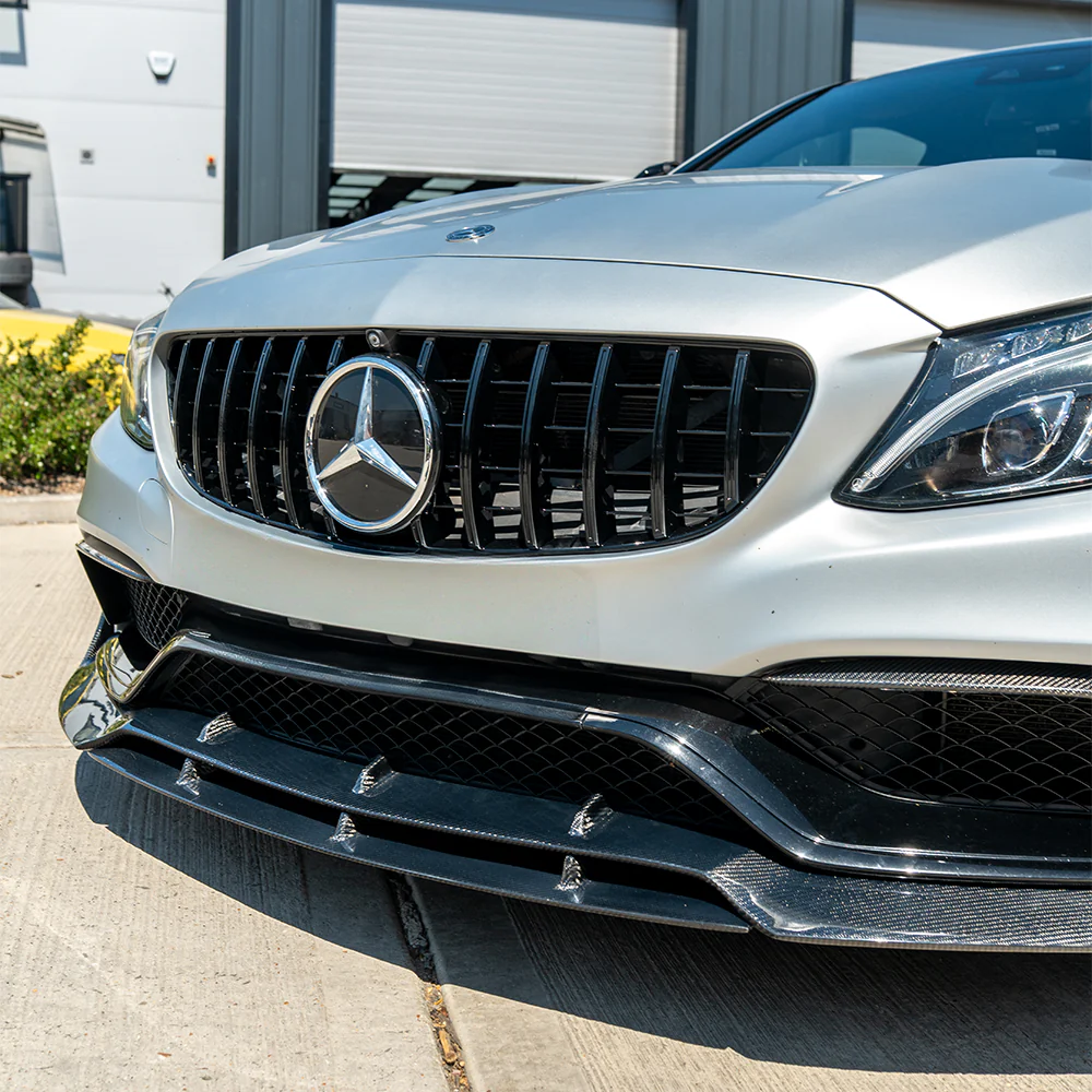 MERCEDES C63 W205 COUPE CARBON FIBRE SPLITTER V2 - Image 3