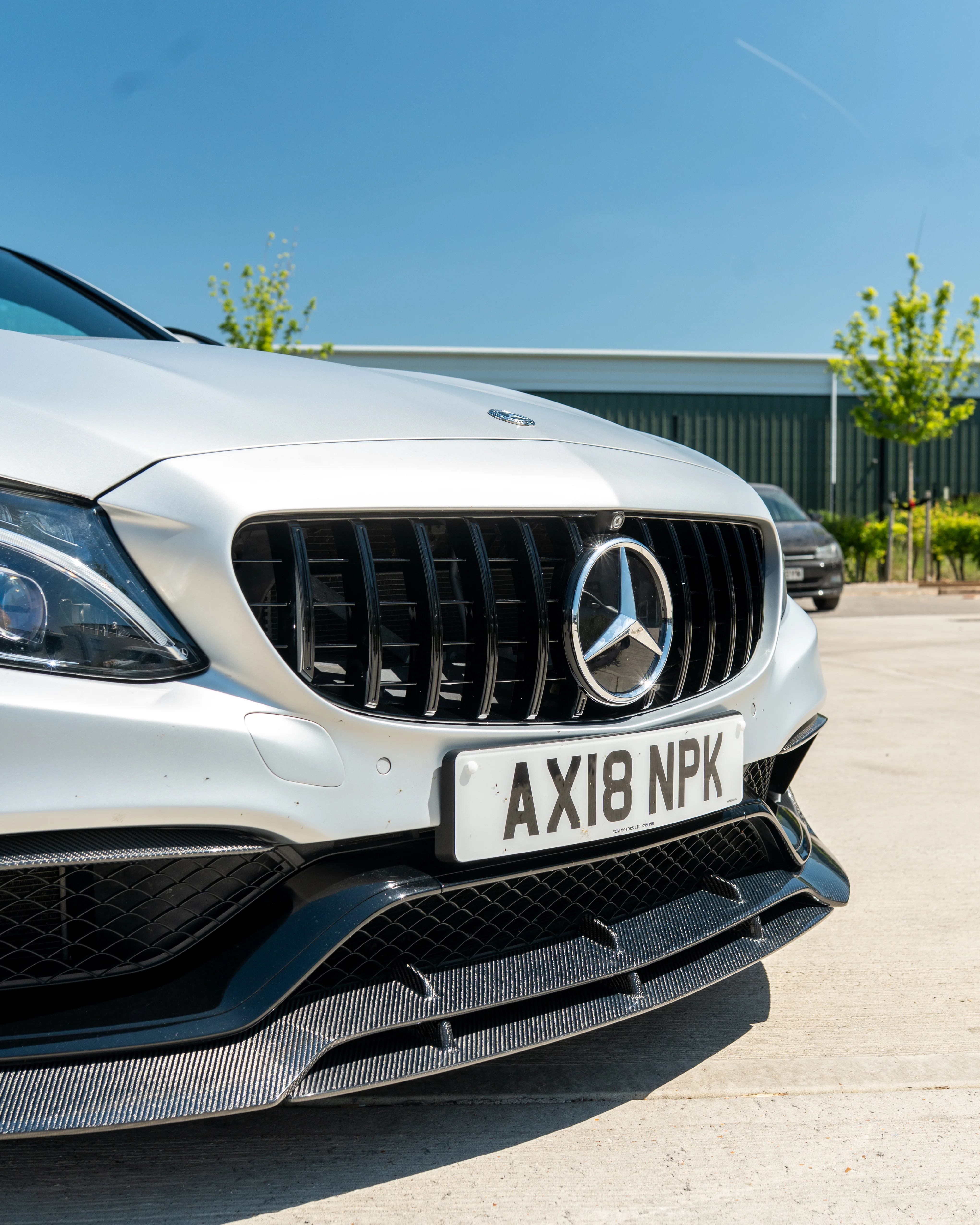 MERCEDES C63 W205 COUPE CARBON FIBRE SPLITTER V2 - Image 6