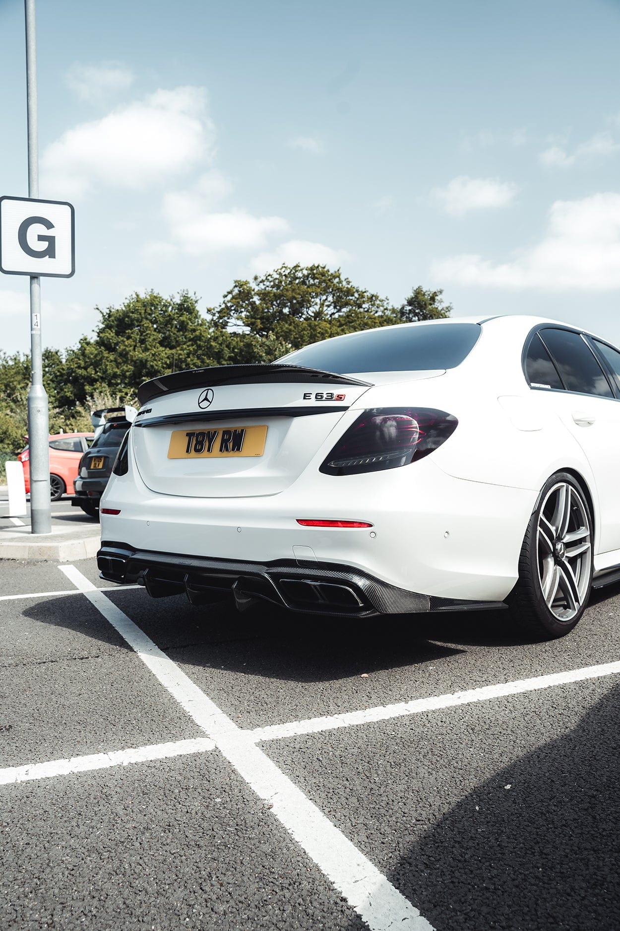 MERCEDES E63 W213 CARBON FIBRE DIFFUSER - CT DESIGN - Image 2