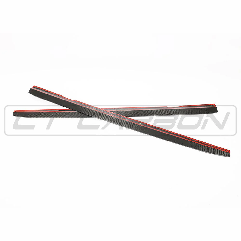 MERCEDES E63 W213 CARBON FIBRE SIDE SKIRTS - CT DESIGN - Image 5