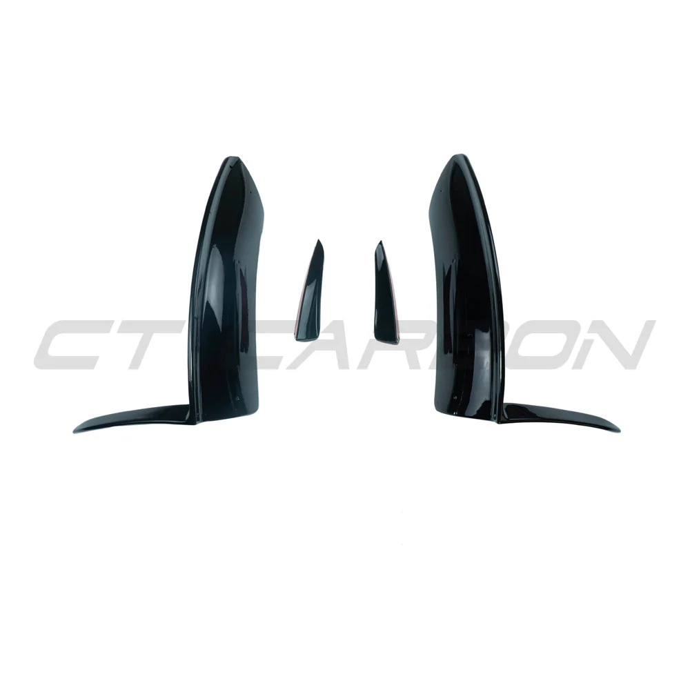 MERCEDES V177 & W177 2023-CURRENT A CLASS GLOSS BLACK CORNER SPLITTER AND CANARDS - Image 2