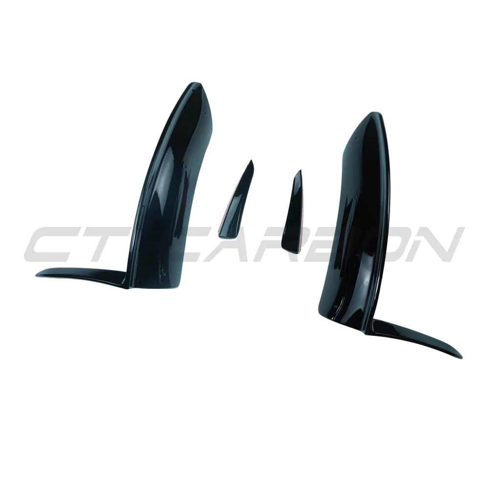 MERCEDES V177 & W177 2023-CURRENT A CLASS GLOSS BLACK CORNER SPLITTER AND CANARDS - Image 3