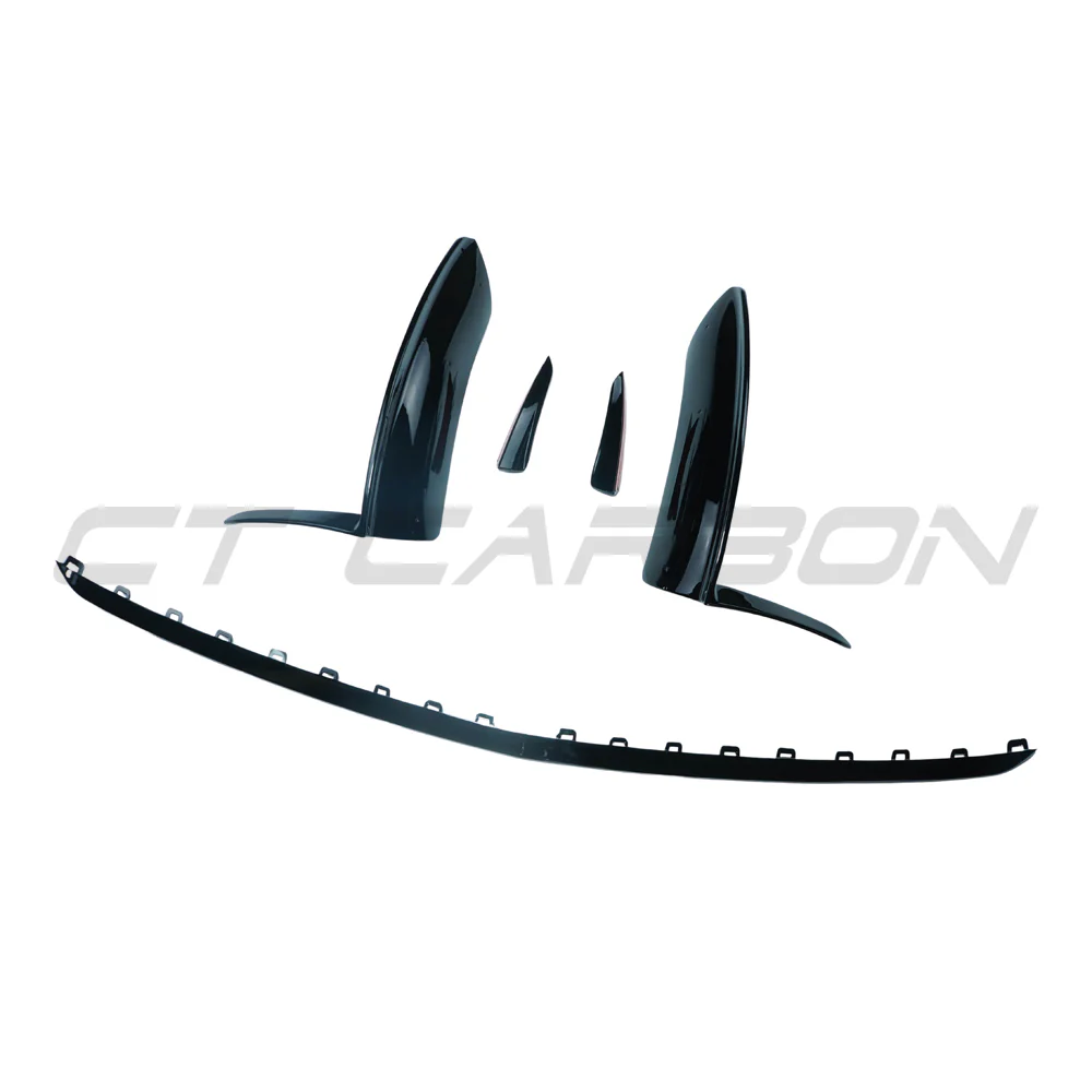 MERCEDES V177 & W177 2023-CURRENT A CLASS GLOSS BLACK SPLITTER AND CANARDS - Image 2